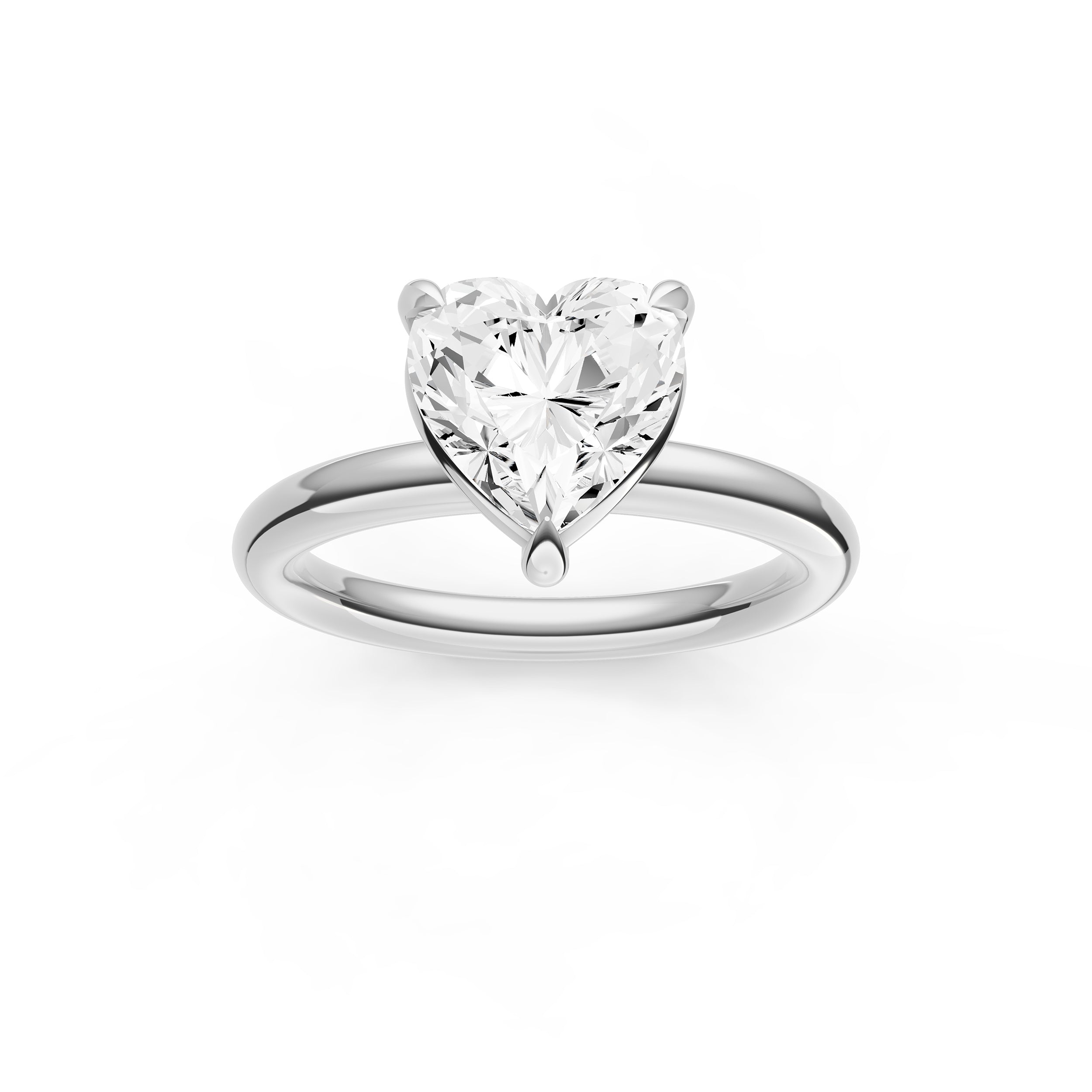 Classic Solitaire Engagement Ring (Heart) Birmingham Jewelry Engagement Ring Birmingham Jewelry 