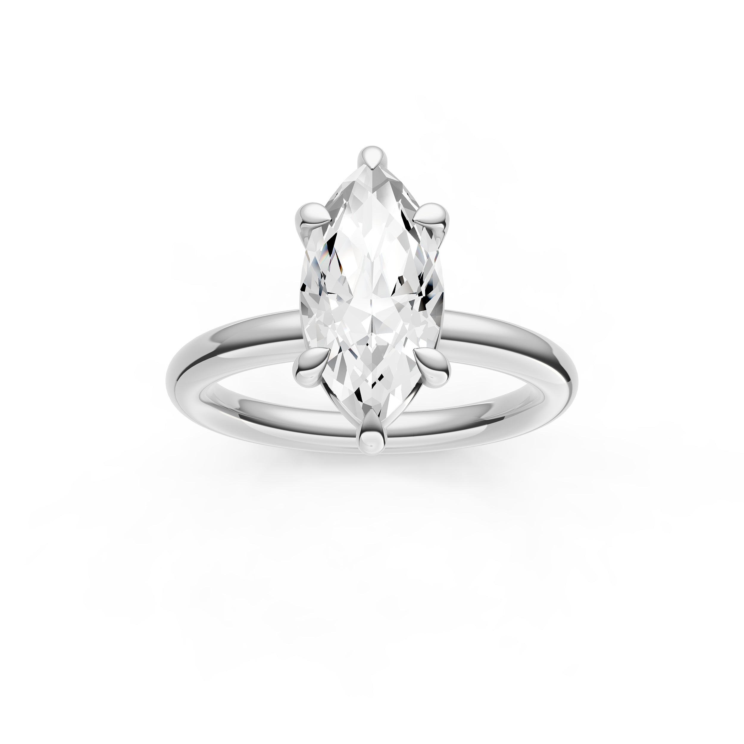 Classic Solitaire Engagement Ring (Marquise) Birmingham Jewelry Engagement Ring Birmingham Jewelry 
