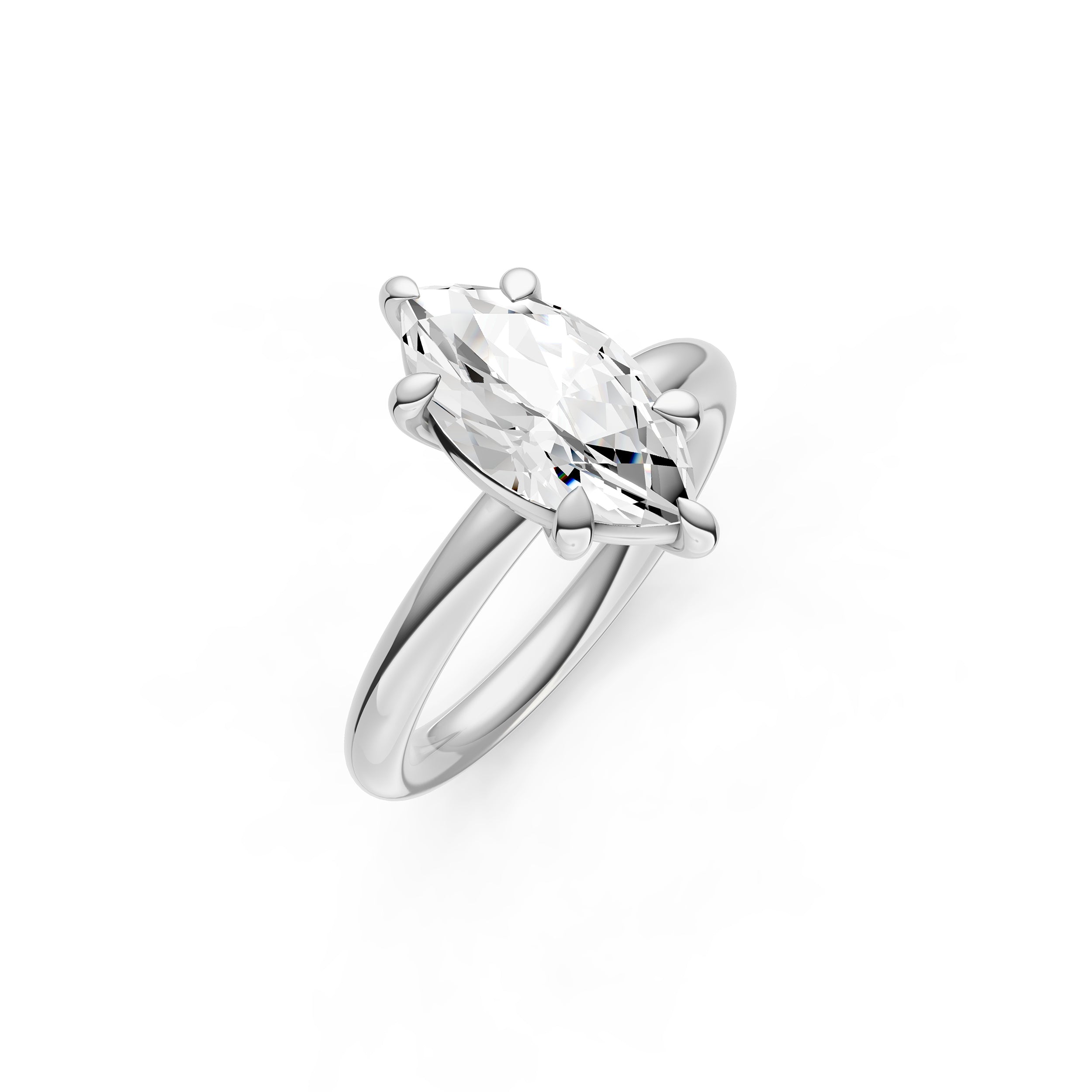 Classic Solitaire Engagement Ring (Marquise) Birmingham Jewelry Engagement Ring Birmingham Jewelry 