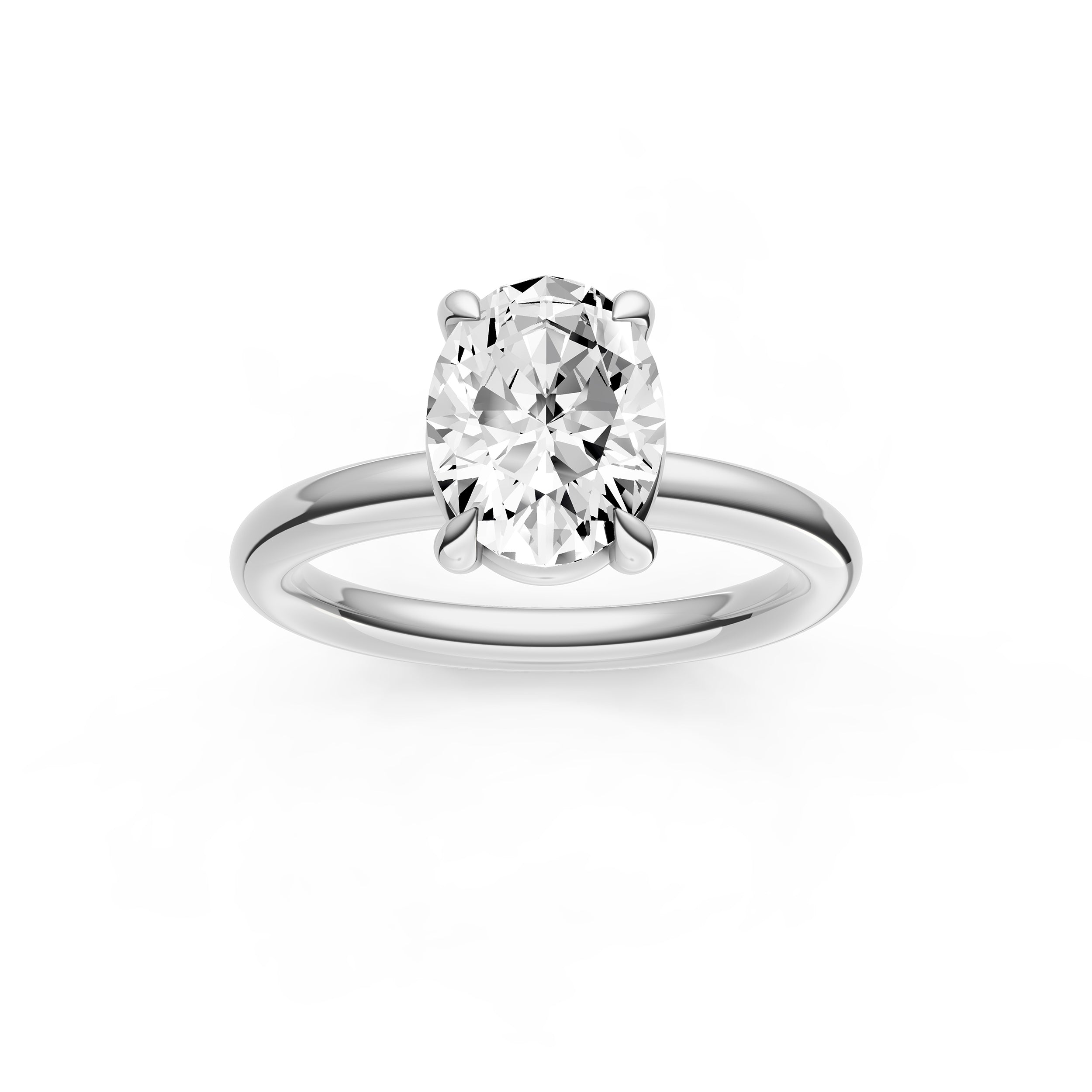 Classic Solitaire Engagement Ring (Oval) Birmingham Jewelry Engagement Ring Birmingham Jewelry 