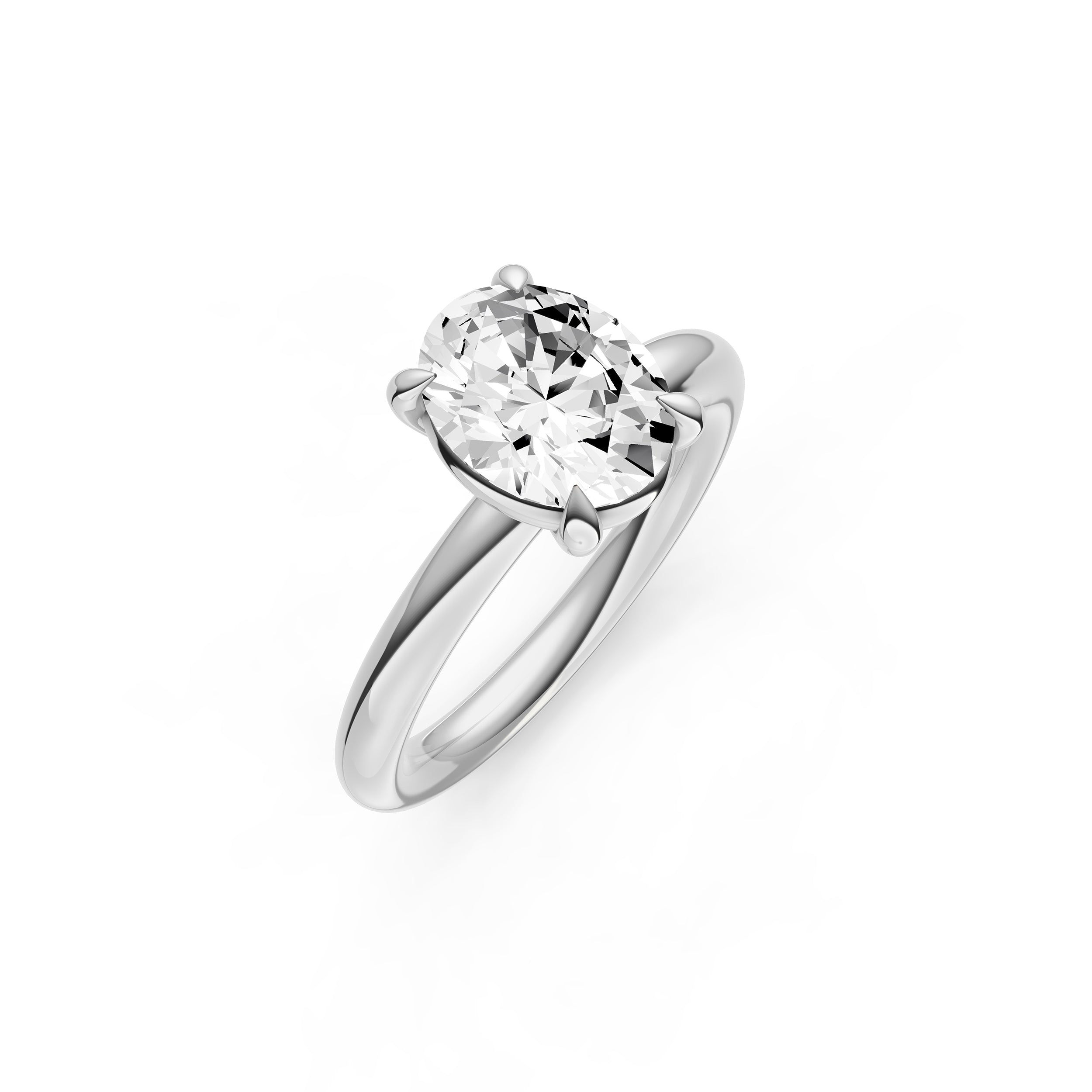 Classic Solitaire Engagement Ring (Oval) Birmingham Jewelry Engagement Ring Birmingham Jewelry 