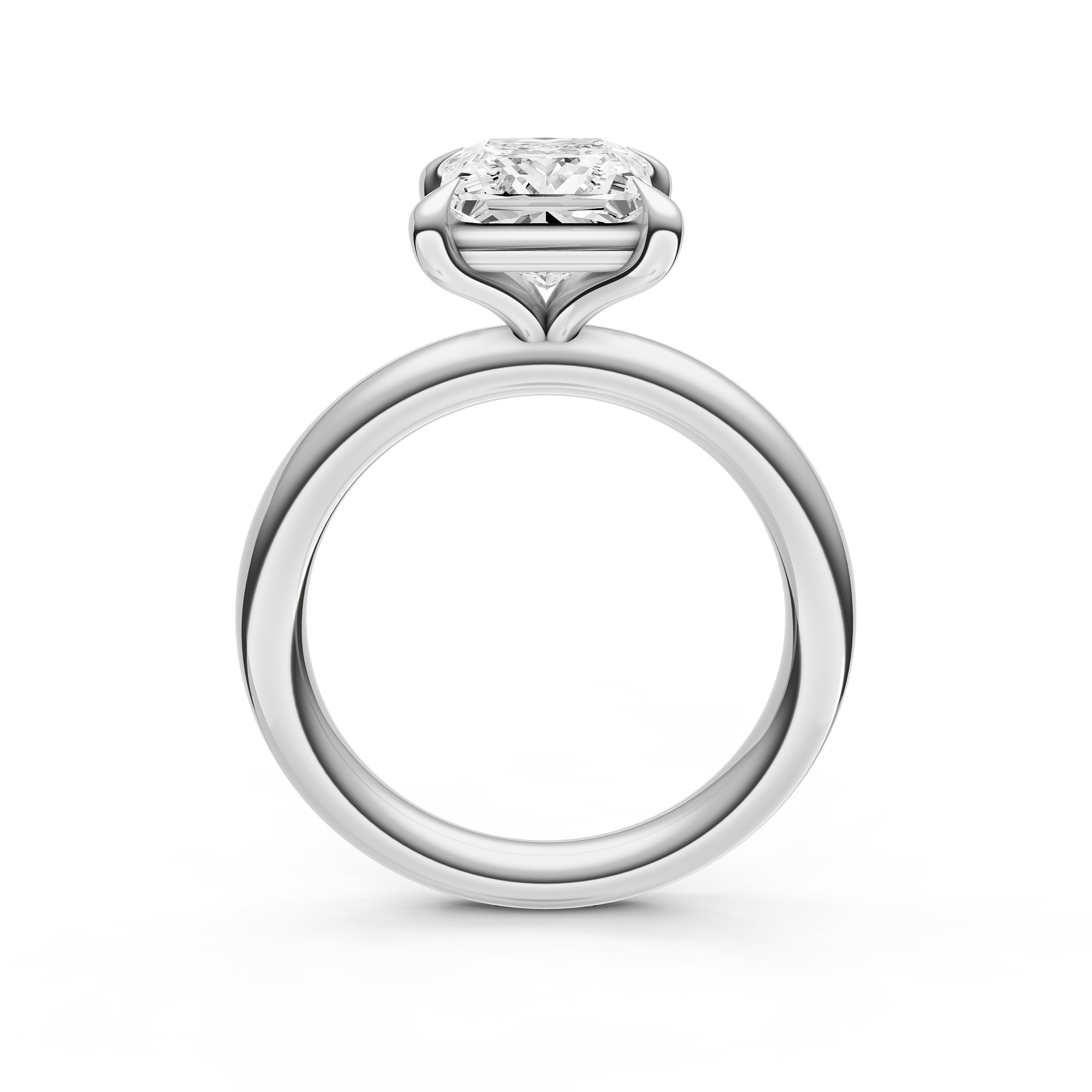 Classic Solitaire Engagement Ring (Princess Cut) Birmingham Jewelry Engagement Ring Birmingham Jewelry 