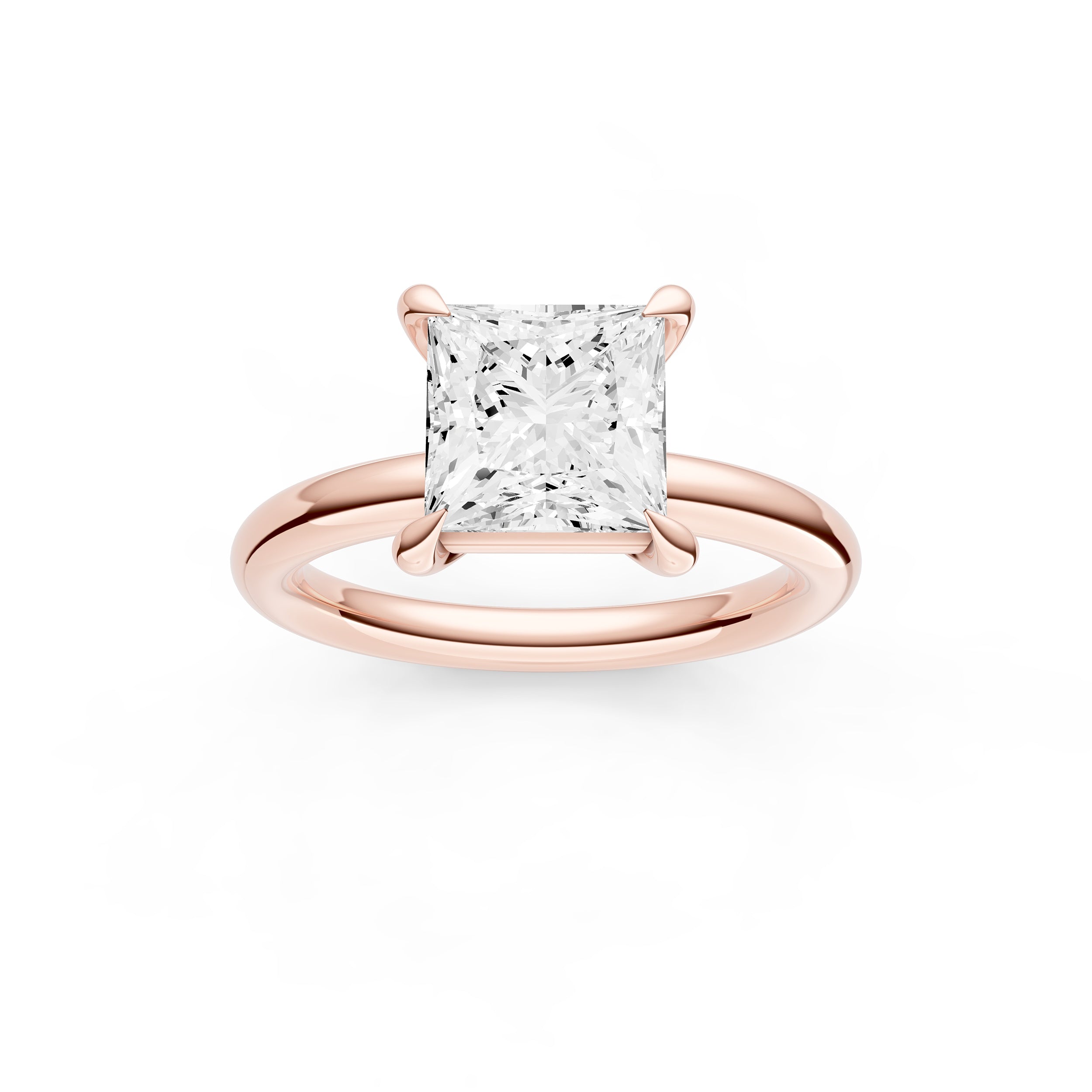 Classic Solitaire Engagement Ring (Princess Cut) Birmingham Jewelry Engagement Ring Birmingham Jewelry 