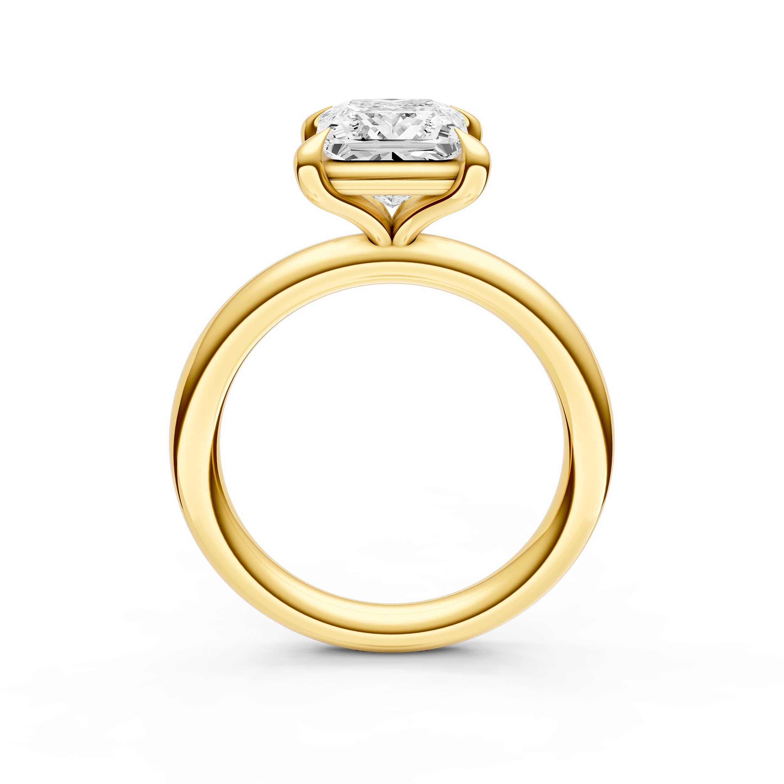 Classic Solitaire Engagement Ring (Princess Cut) Birmingham Jewelry Engagement Ring Birmingham Jewelry 