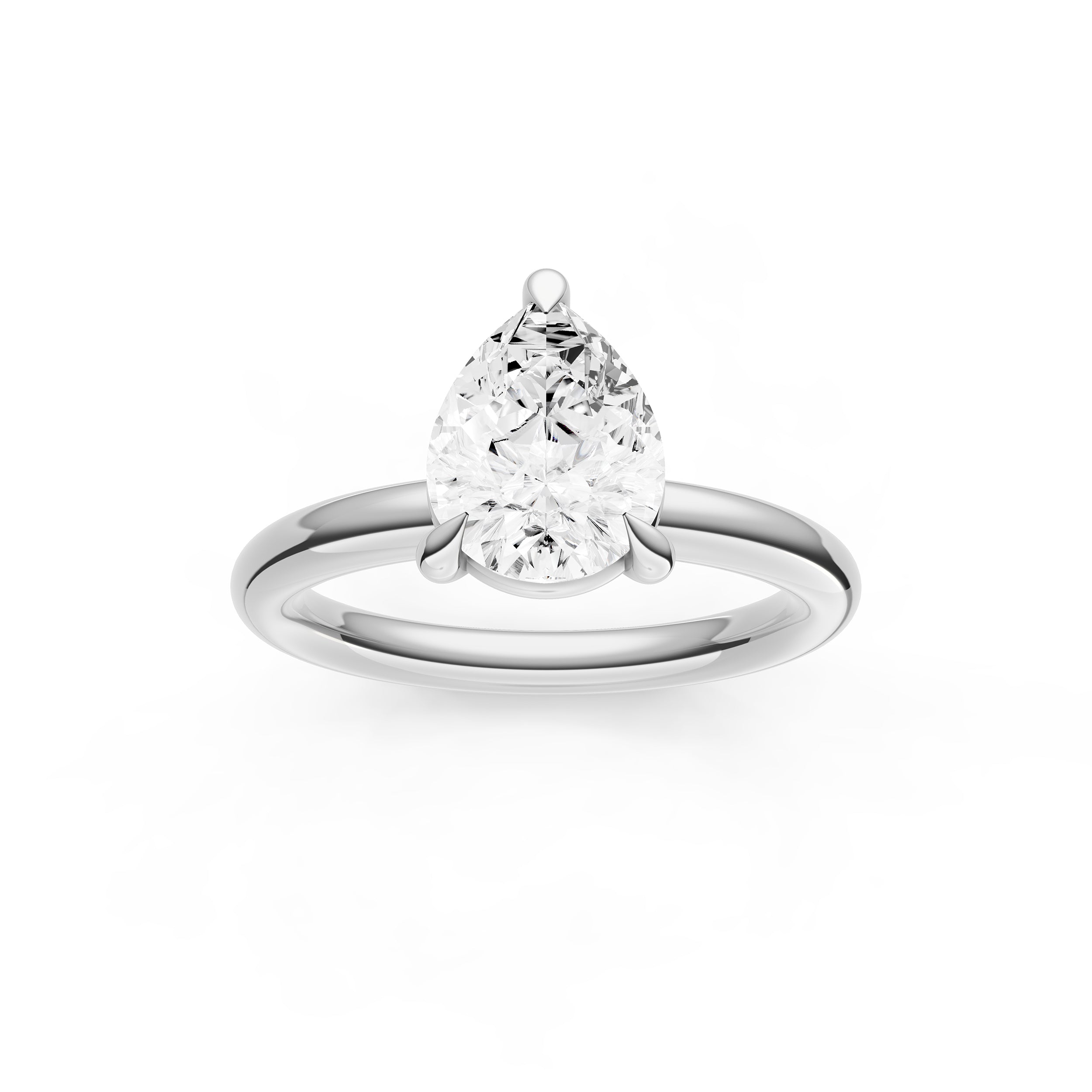 Classic Solitaire Engagement Ring (Pear Shape) Birmingham Jewelry Engagement Ring Birmingham Jewelry 