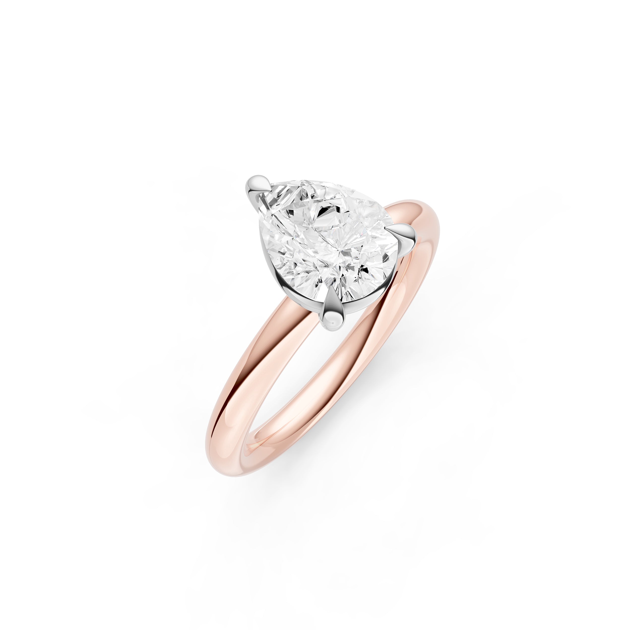 Classic Solitaire Engagement Ring (Pear Shape) Birmingham Jewelry Engagement Ring Birmingham Jewelry 