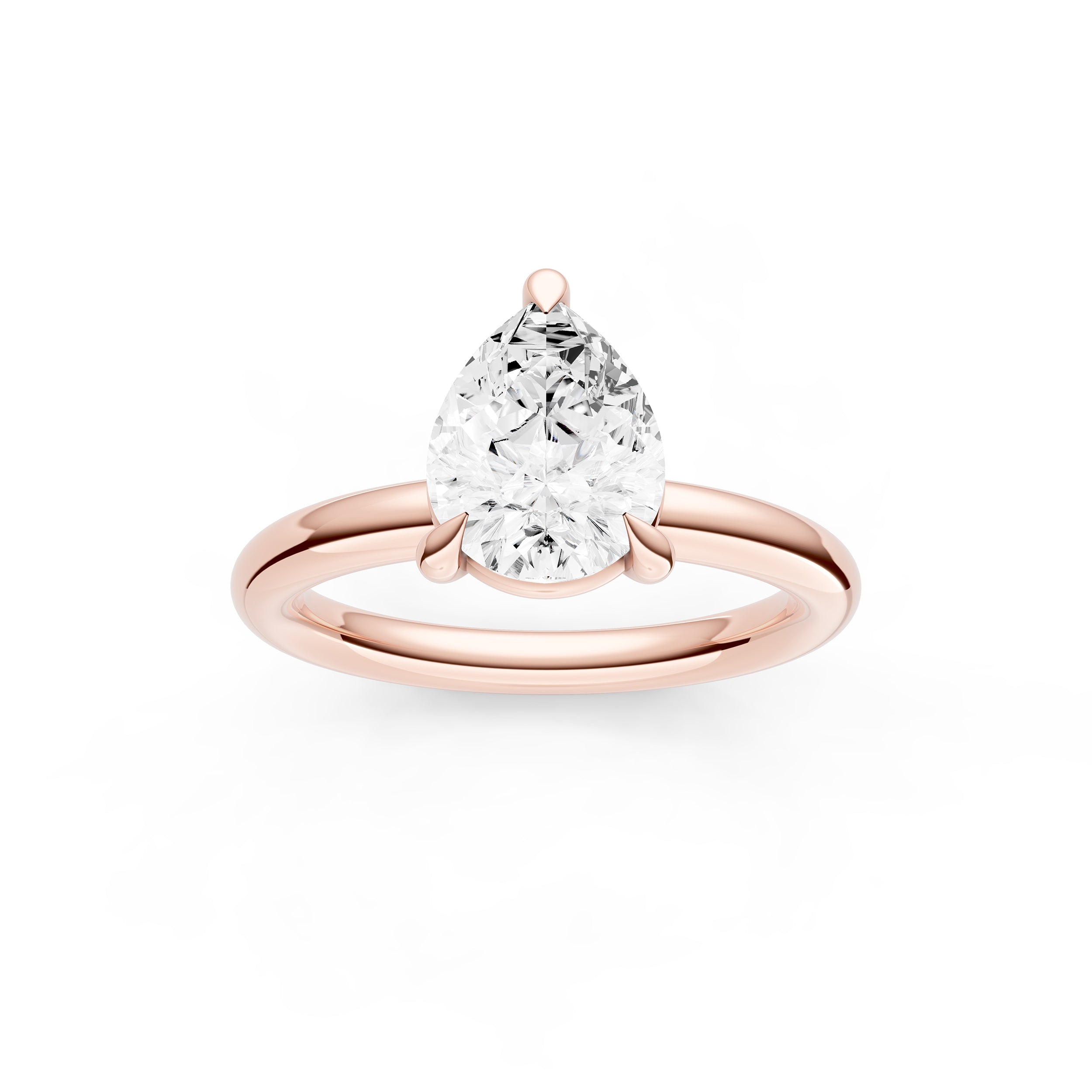 Classic Solitaire Engagement Ring (Pear Shape) Birmingham Jewelry Engagement Ring Birmingham Jewelry 