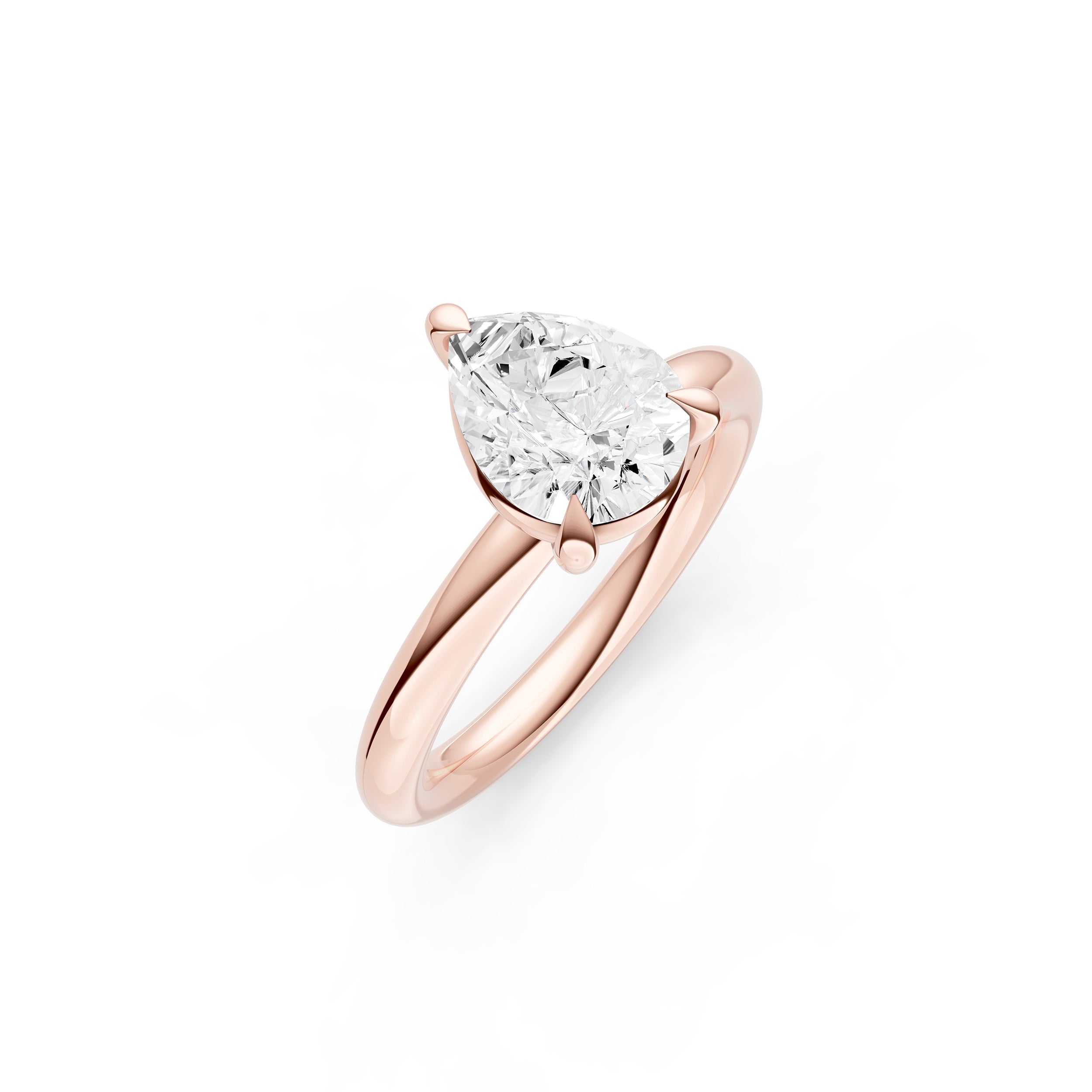 Classic Solitaire Engagement Ring (Pear Shape) Birmingham Jewelry Engagement Ring Birmingham Jewelry 