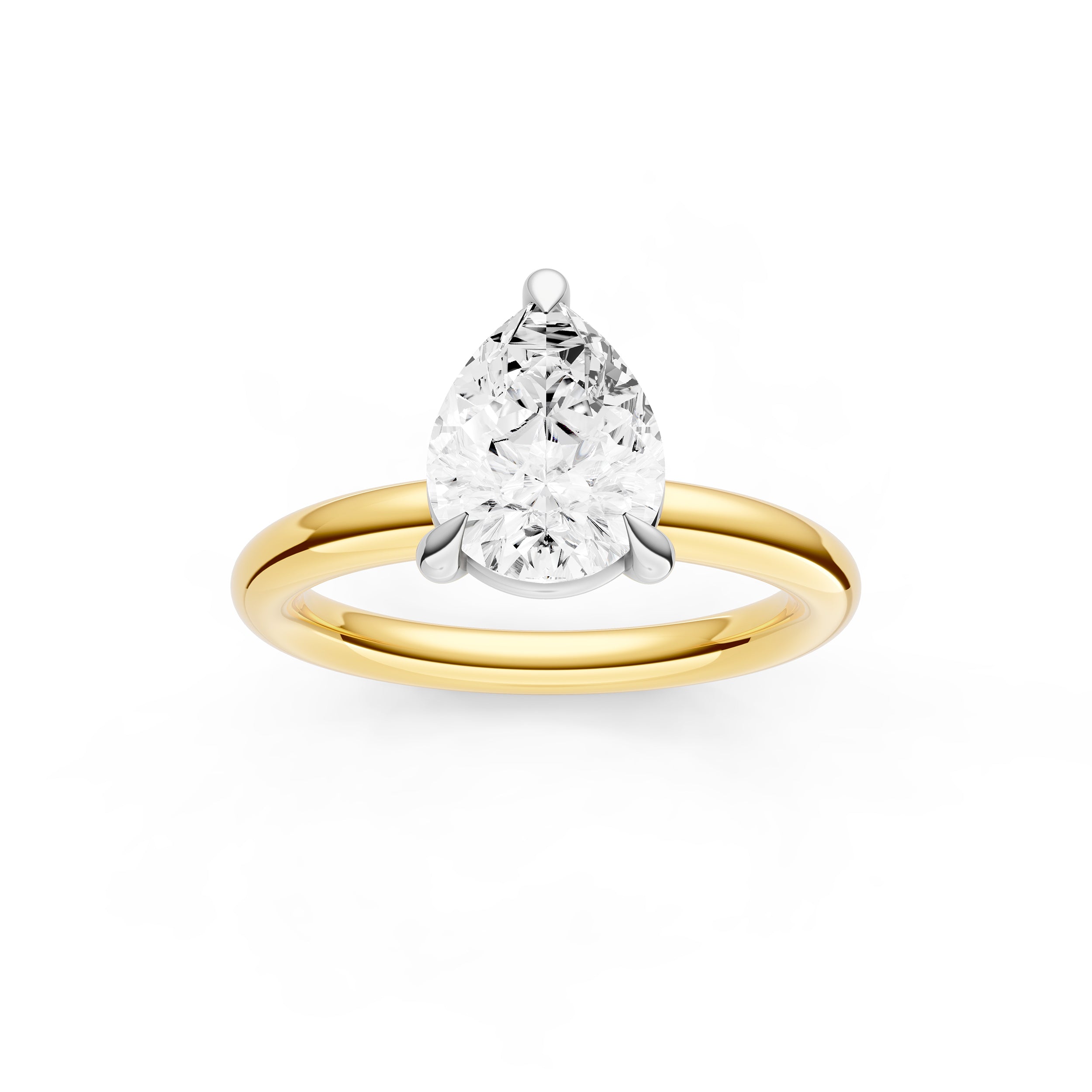 Classic Solitaire Engagement Ring (Pear Shape) Birmingham Jewelry Engagement Ring Birmingham Jewelry 