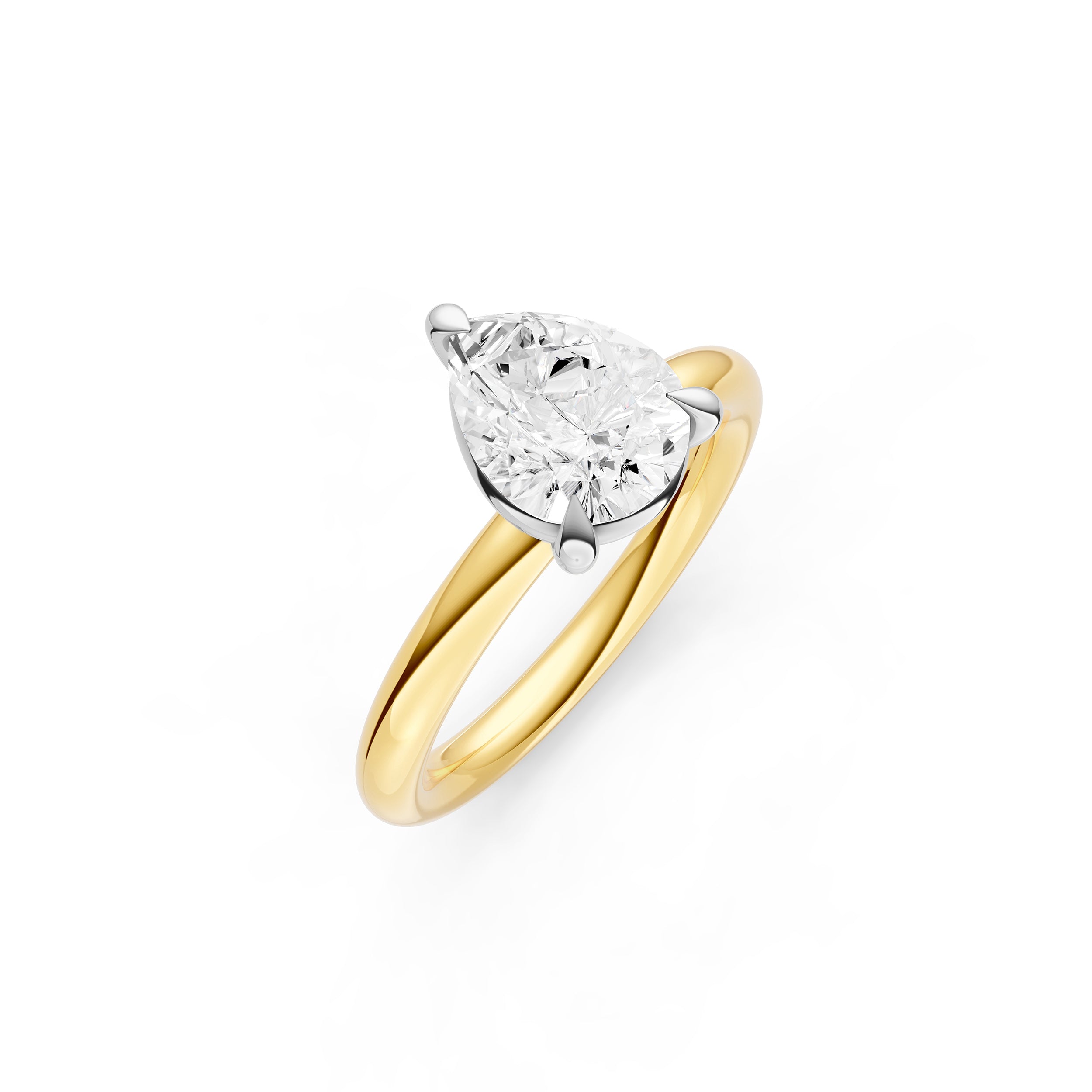 Classic Solitaire Engagement Ring (Pear Shape) Birmingham Jewelry Engagement Ring Birmingham Jewelry 