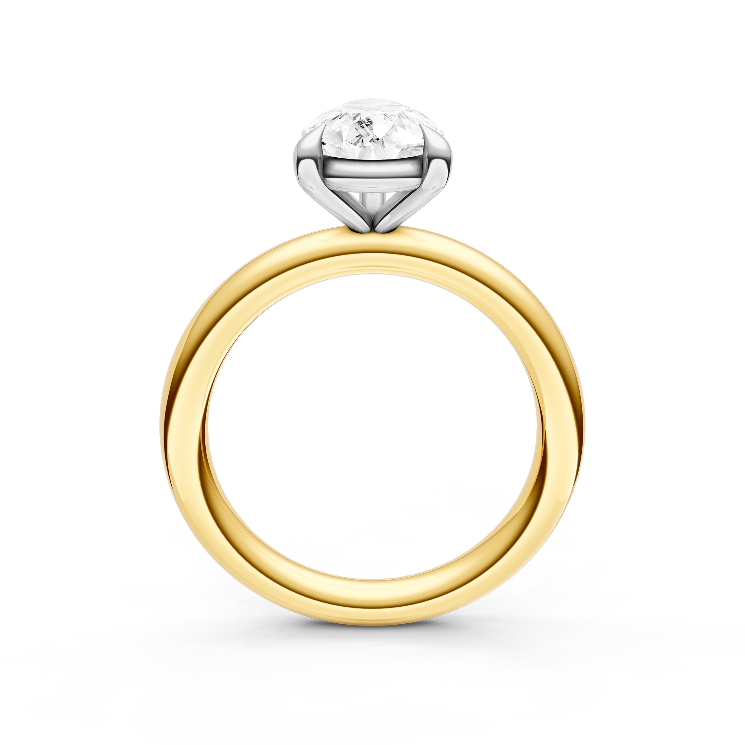 Classic Solitaire Engagement Ring (Pear Shape) Birmingham Jewelry Engagement Ring Birmingham Jewelry 