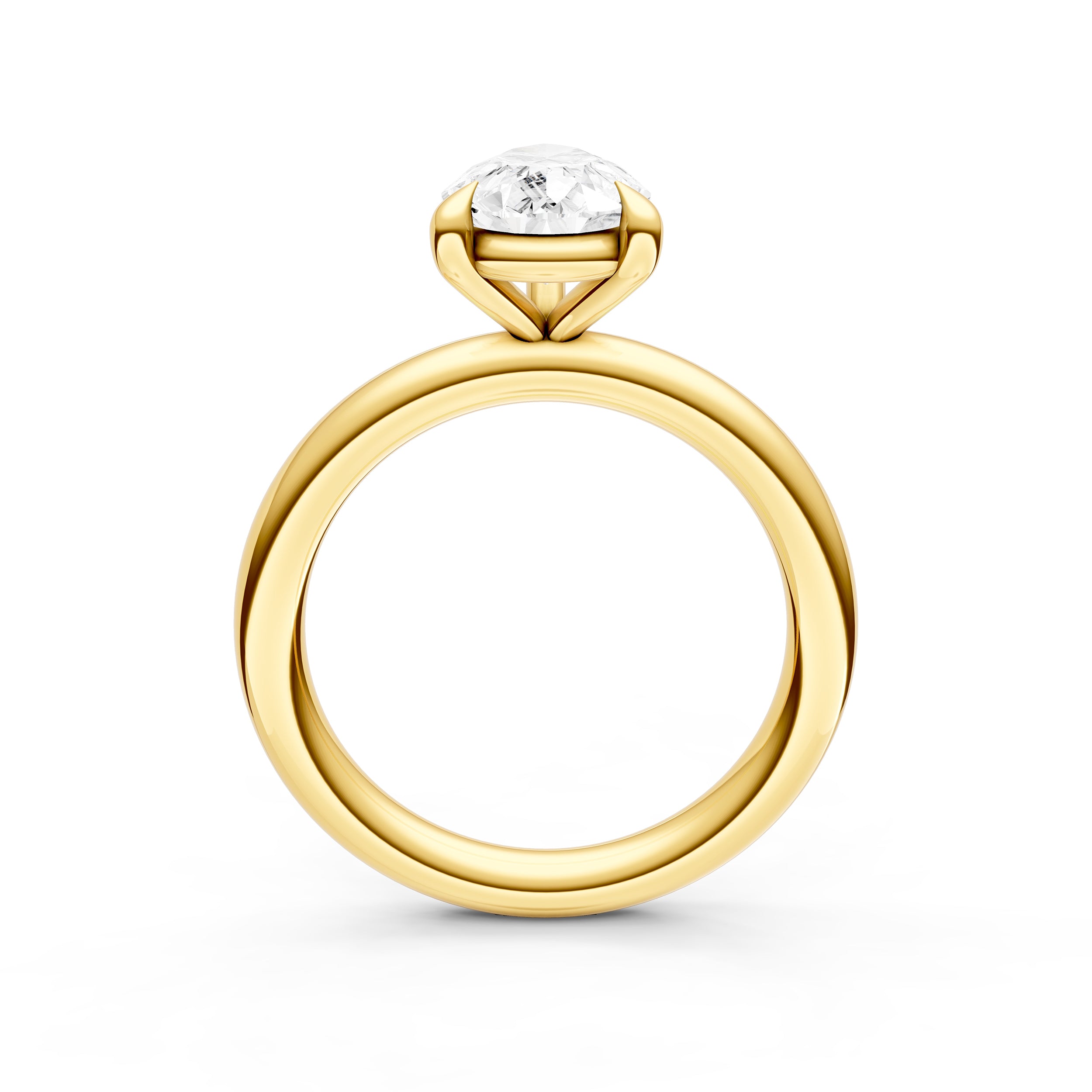 Classic Solitaire Engagement Ring (Pear Shape) Birmingham Jewelry Engagement Ring Birmingham Jewelry 