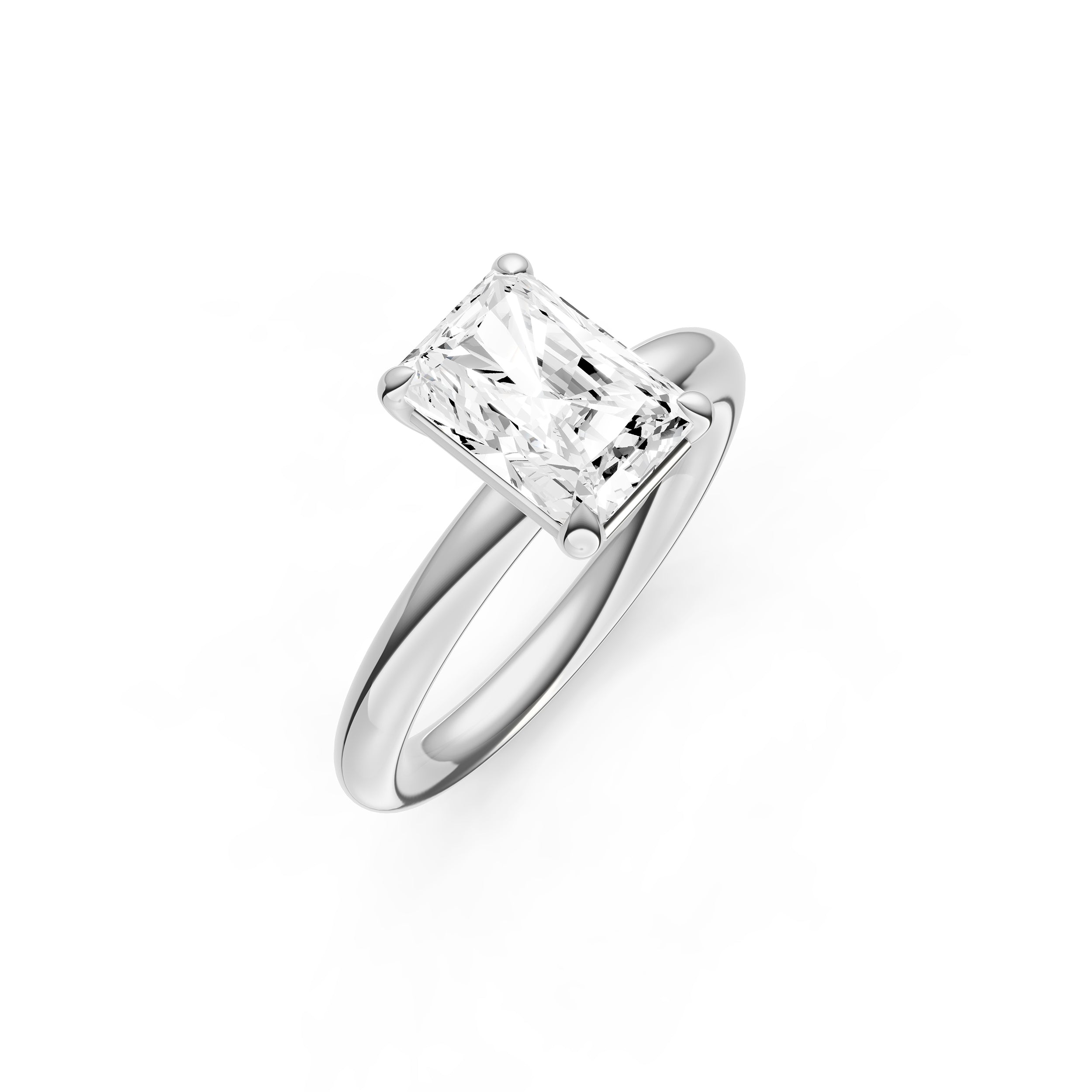 Classic Solitaire Engagement Ring (Radiant) Birmingham Jewelry Engagement Ring Birmingham Jewelry 
