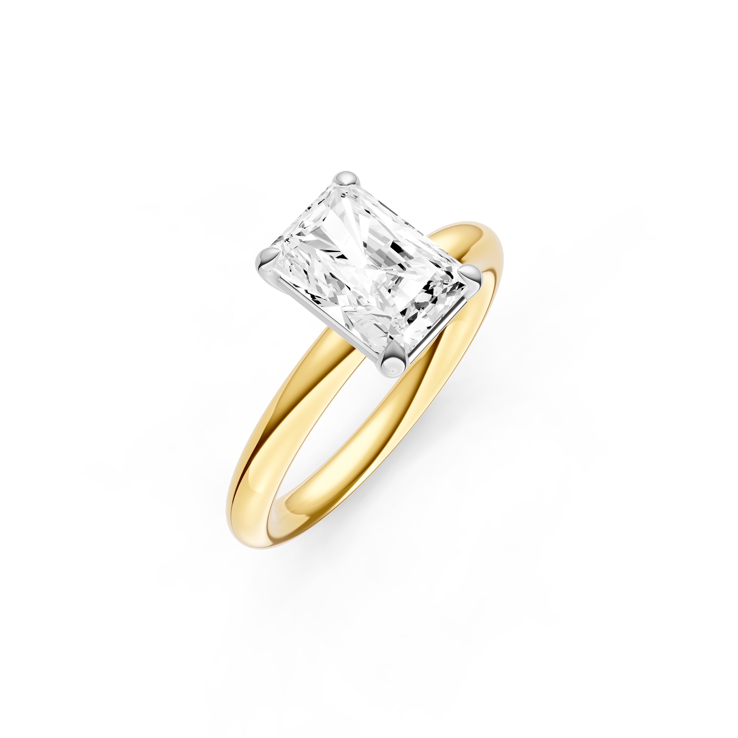 Classic Solitaire Engagement Ring (Radiant) Birmingham Jewelry Engagement Ring Birmingham Jewelry 