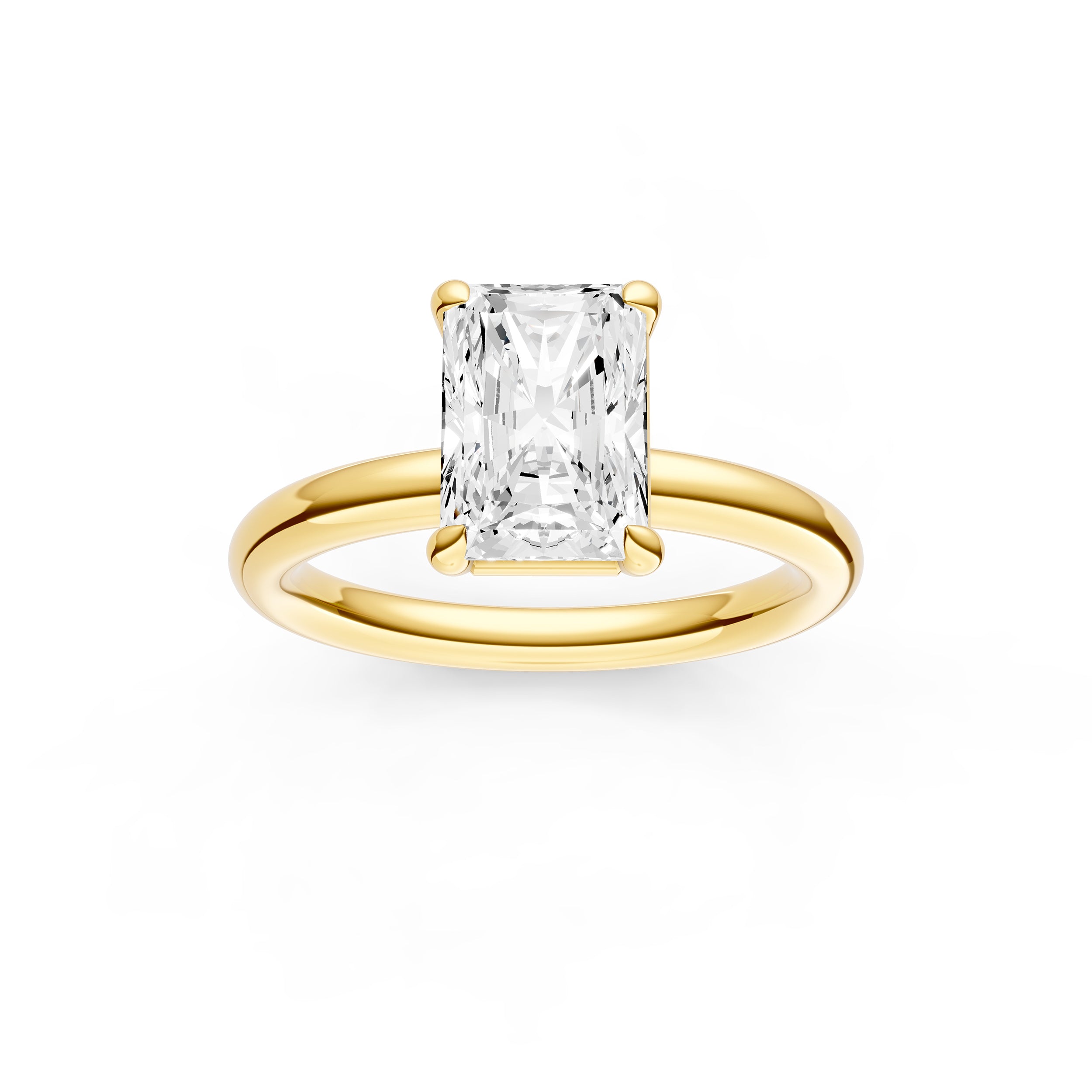 Classic Solitaire Engagement Ring (Radiant) Birmingham Jewelry Engagement Ring Birmingham Jewelry 