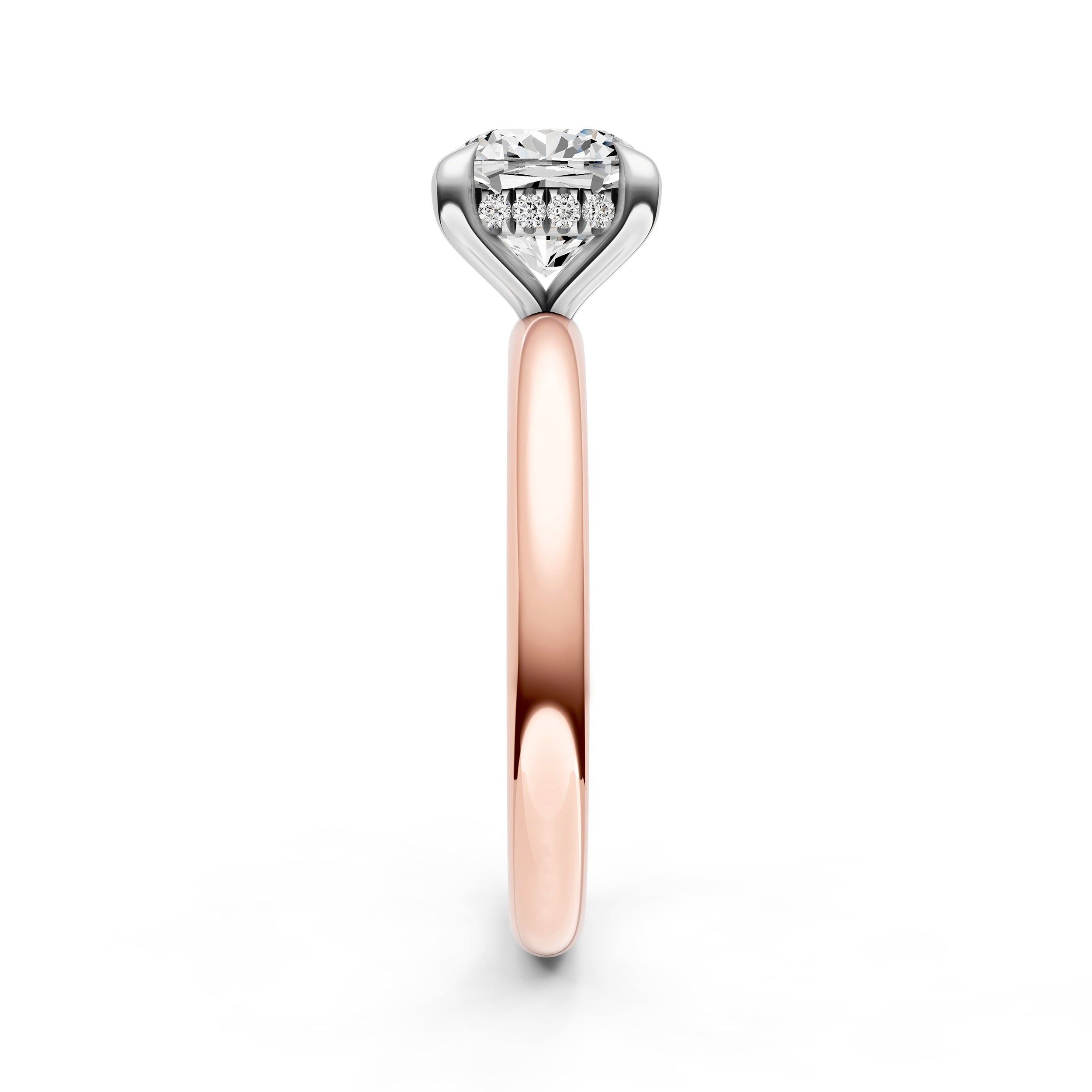 Classic Hidden Halo Engagement Ring (Cushion) Birmingham Jewelry Engagement Ring Birmingham Jewelry 