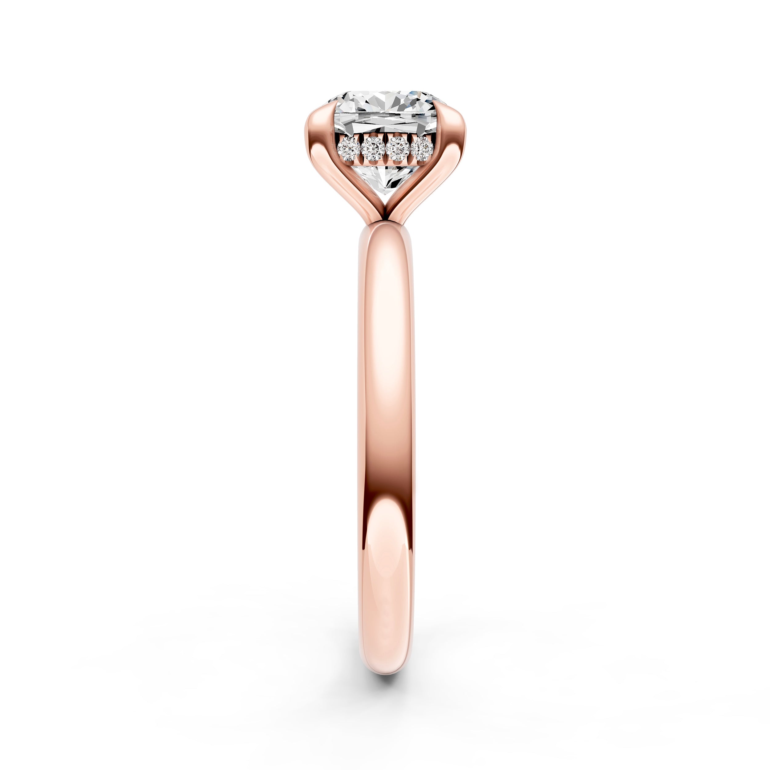 Classic Hidden Halo Engagement Ring (Cushion) Birmingham Jewelry Engagement Ring Birmingham Jewelry 