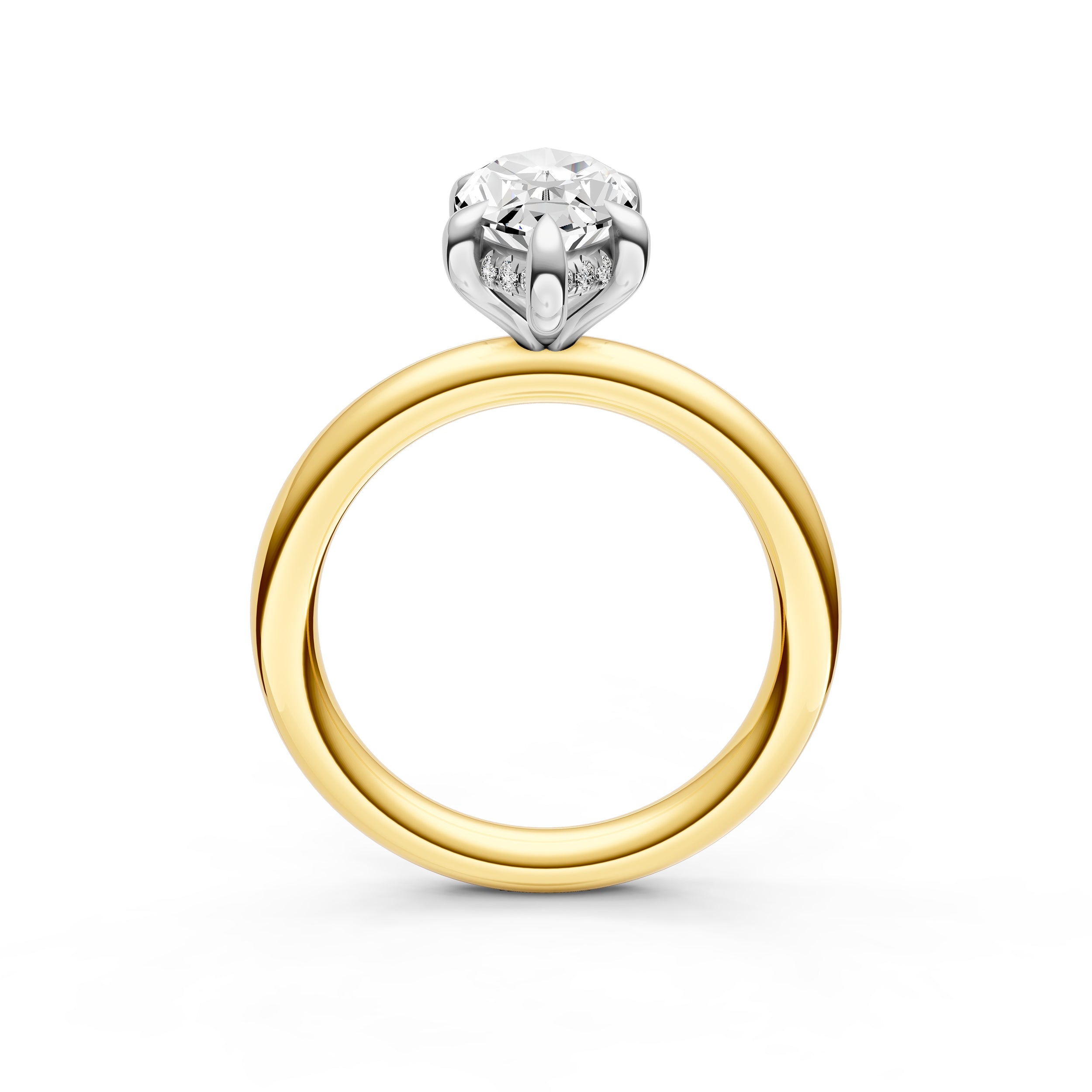 Classic Hidden Halo Engagement Ring (Marquise) Birmingham Jewelry Engagement Ring Birmingham Jewelry 