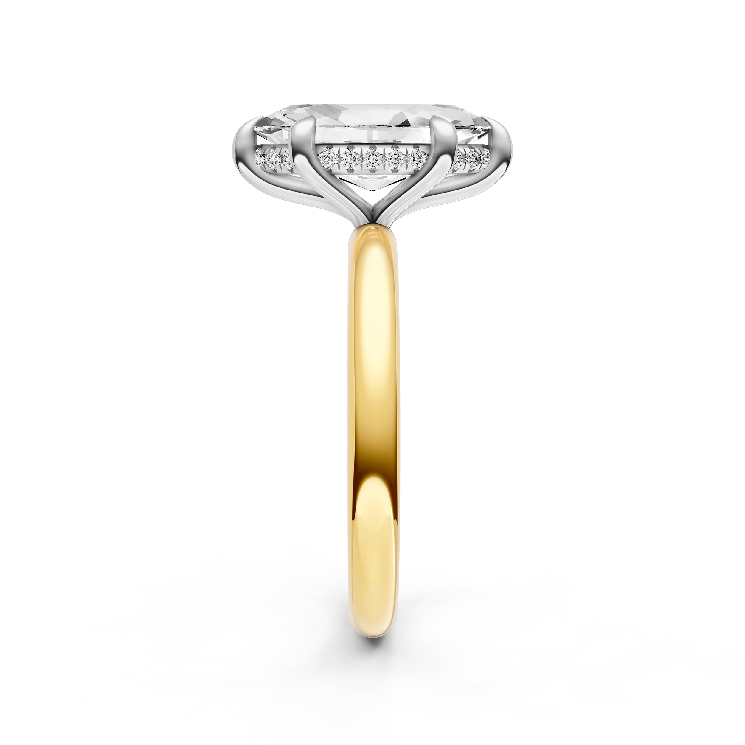 Classic Hidden Halo Engagement Ring (Marquise) Birmingham Jewelry Engagement Ring Birmingham Jewelry 