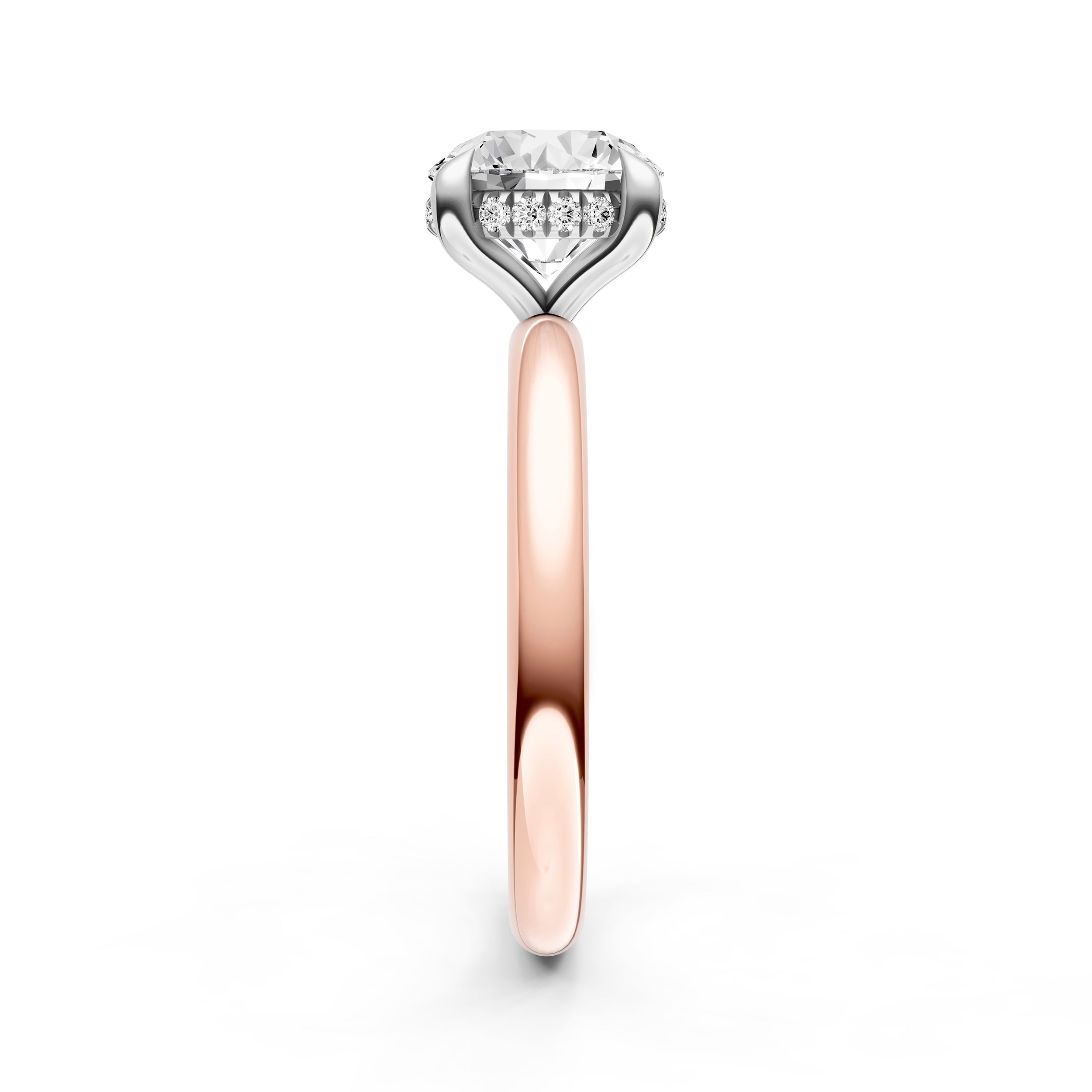 Classic Hidden Halo Engagement Ring (Round) Birmingham Jewelry Engagement Ring Birmingham Jewelry 