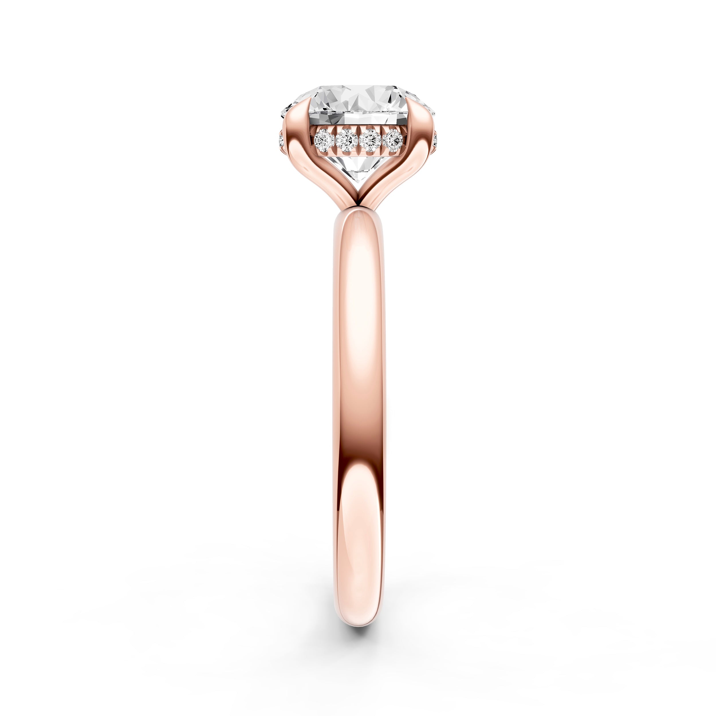 Classic Hidden Halo Engagement Ring (Round) Birmingham Jewelry Engagement Ring Birmingham Jewelry 
