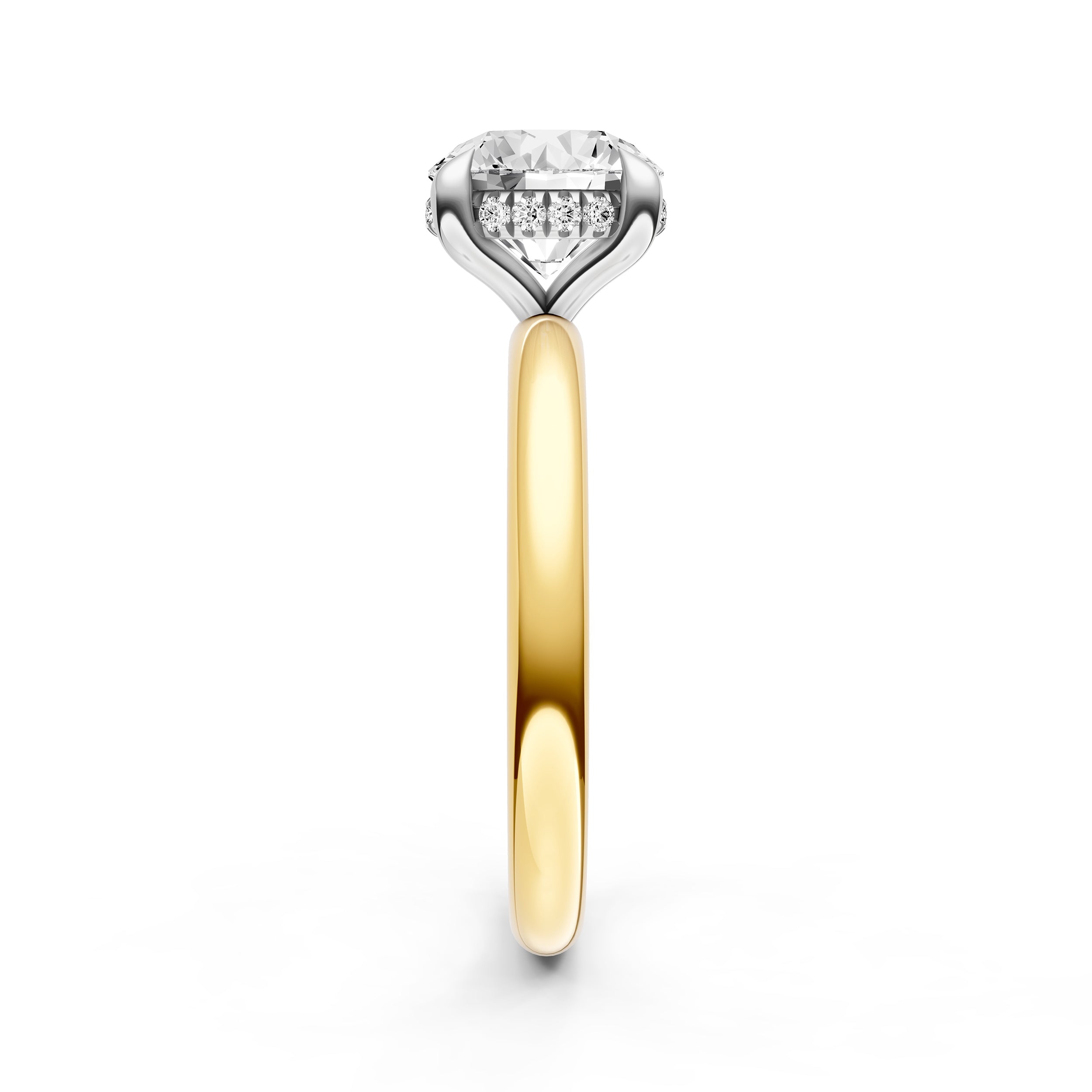 Classic Hidden Halo Engagement Ring (Round) Birmingham Jewelry Engagement Ring Birmingham Jewelry 