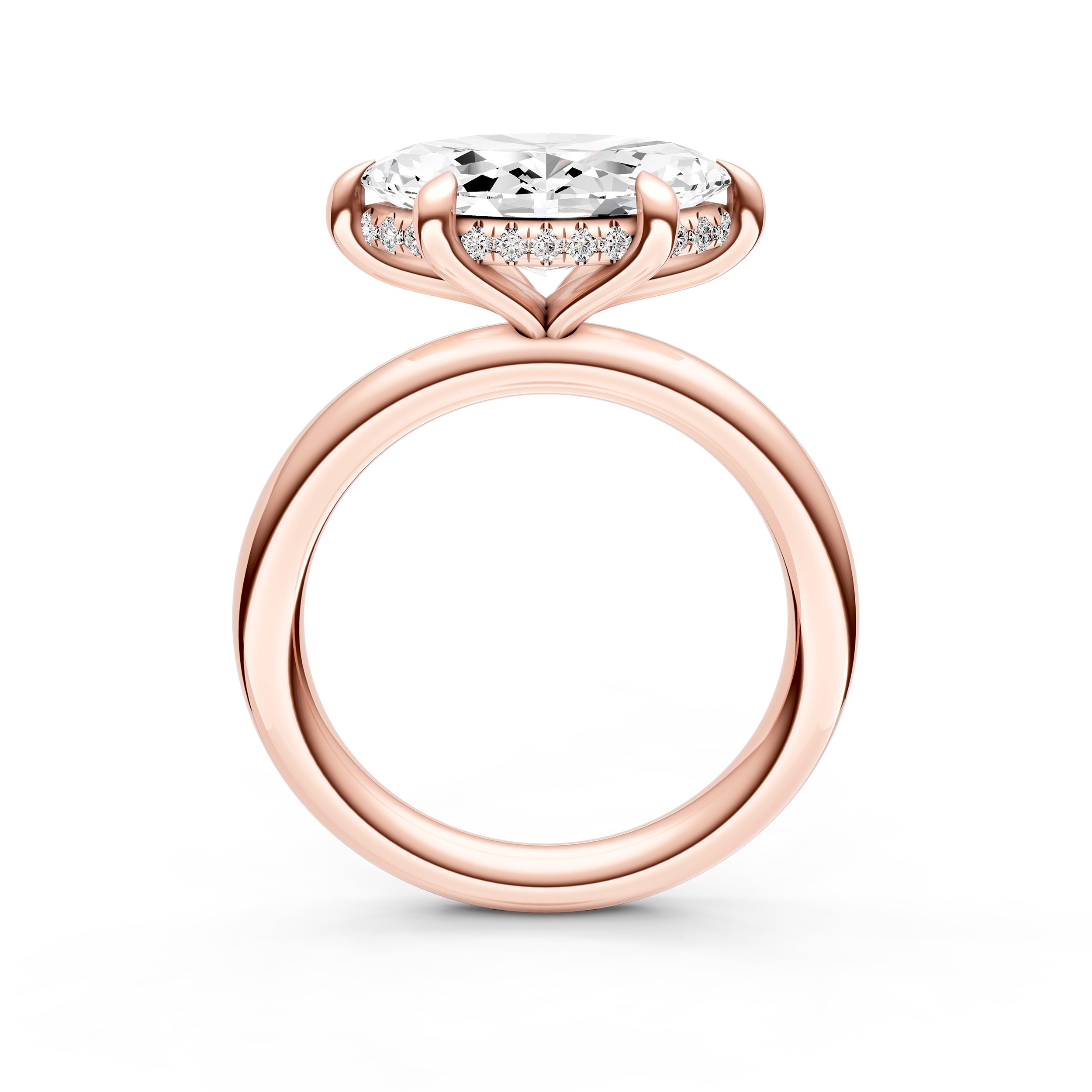 E2W Hidden Halo Engagement Ring (Marquise) Birmingham Jewelry Engagement Ring Birmingham Jewelry 