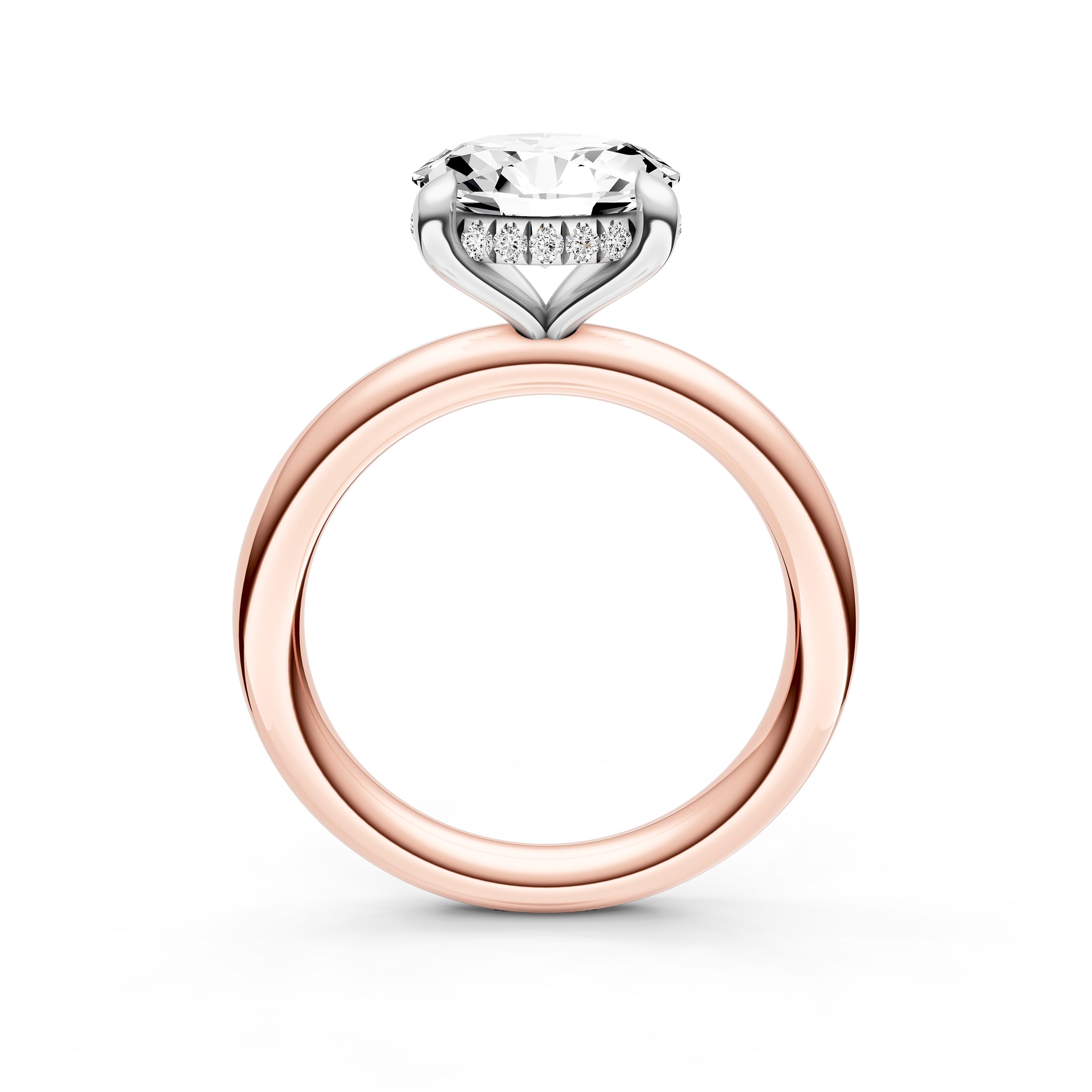 E2W Hidden Halo Engagement Ring (Oval) Birmingham Jewelry Engagement Ring Birmingham Jewelry 