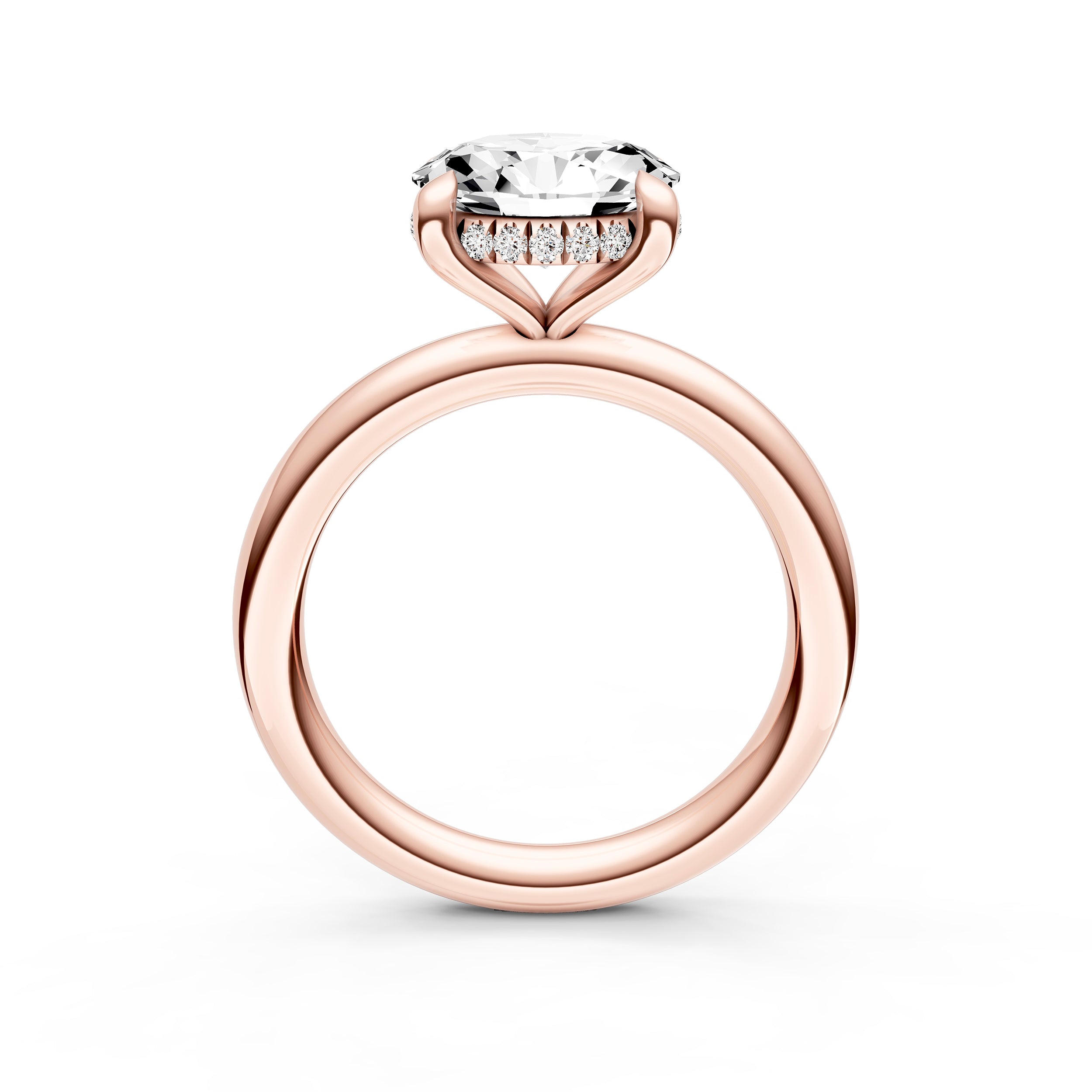 E2W Hidden Halo Engagement Ring (Oval) Birmingham Jewelry Engagement Ring Birmingham Jewelry 