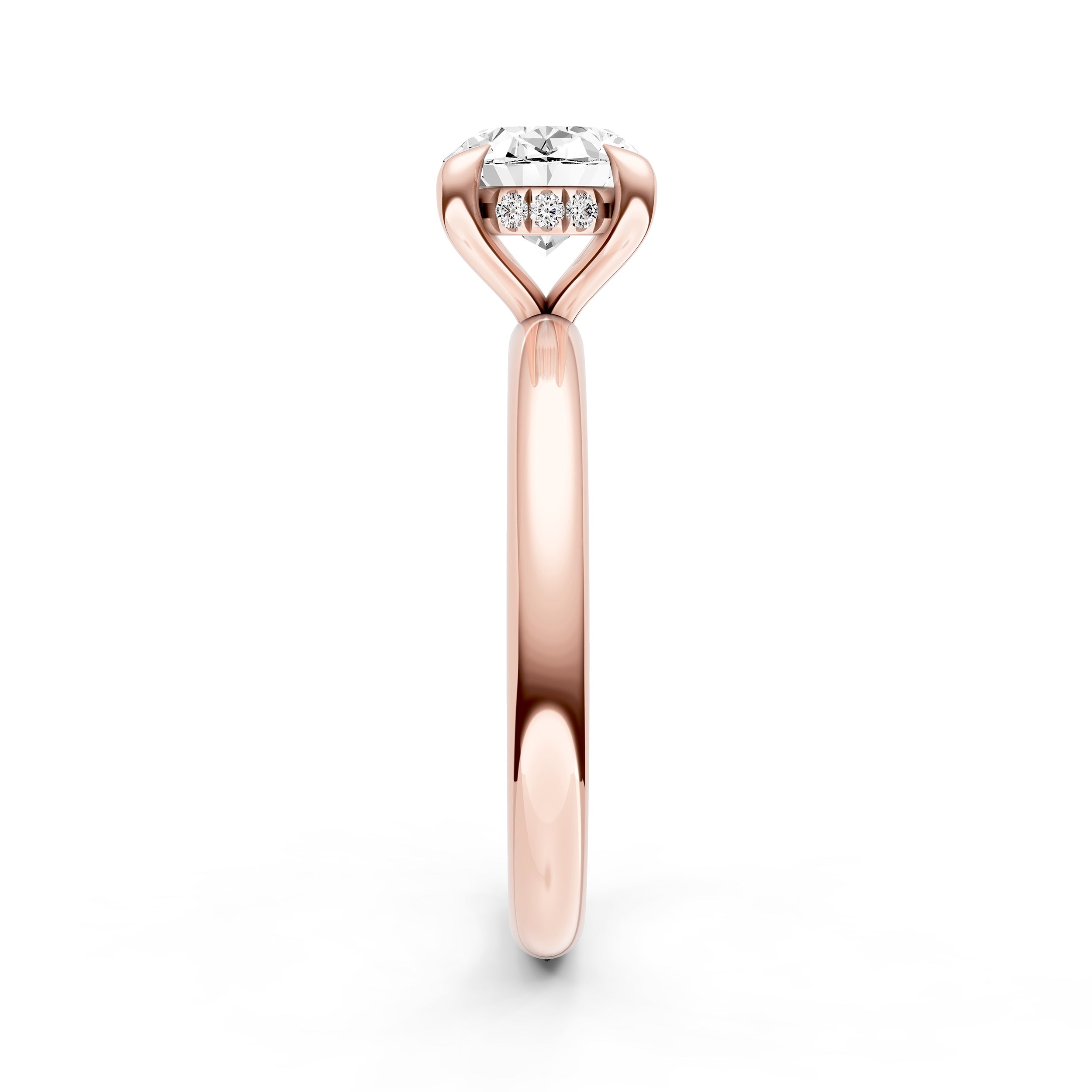 E2W Hidden Halo Engagement Ring (Oval) Birmingham Jewelry Engagement Ring Birmingham Jewelry 