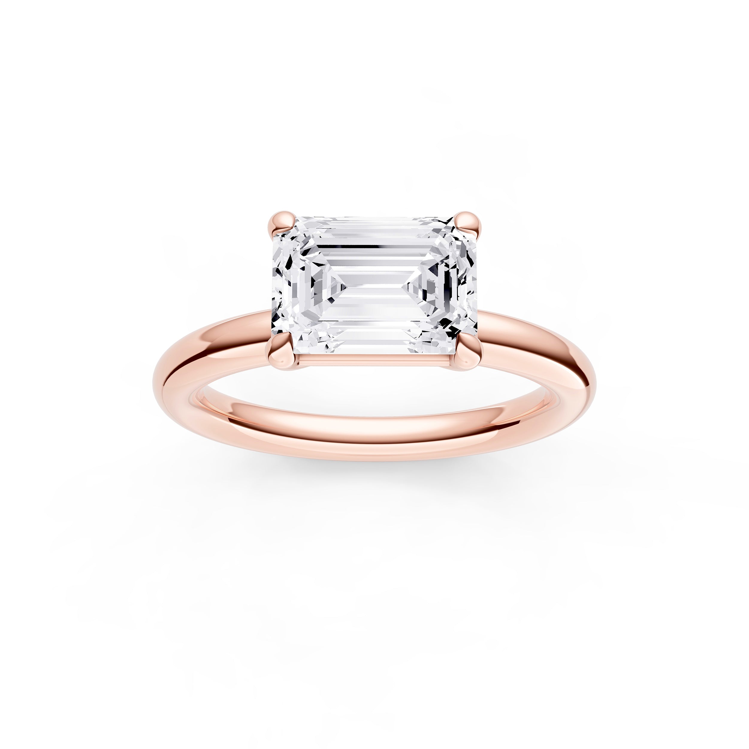 E2W Classic Semi-Mount (Emerald) Birmingham Jewelry Engagement Ring Birmingham Jewelry 