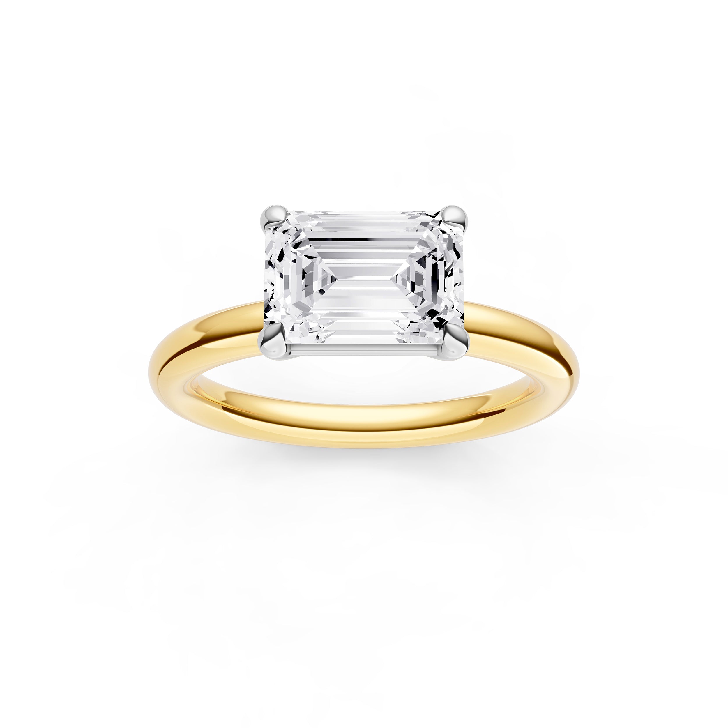 E2W Classic Semi-Mount (Emerald) Birmingham Jewelry Engagement Ring Birmingham Jewelry 