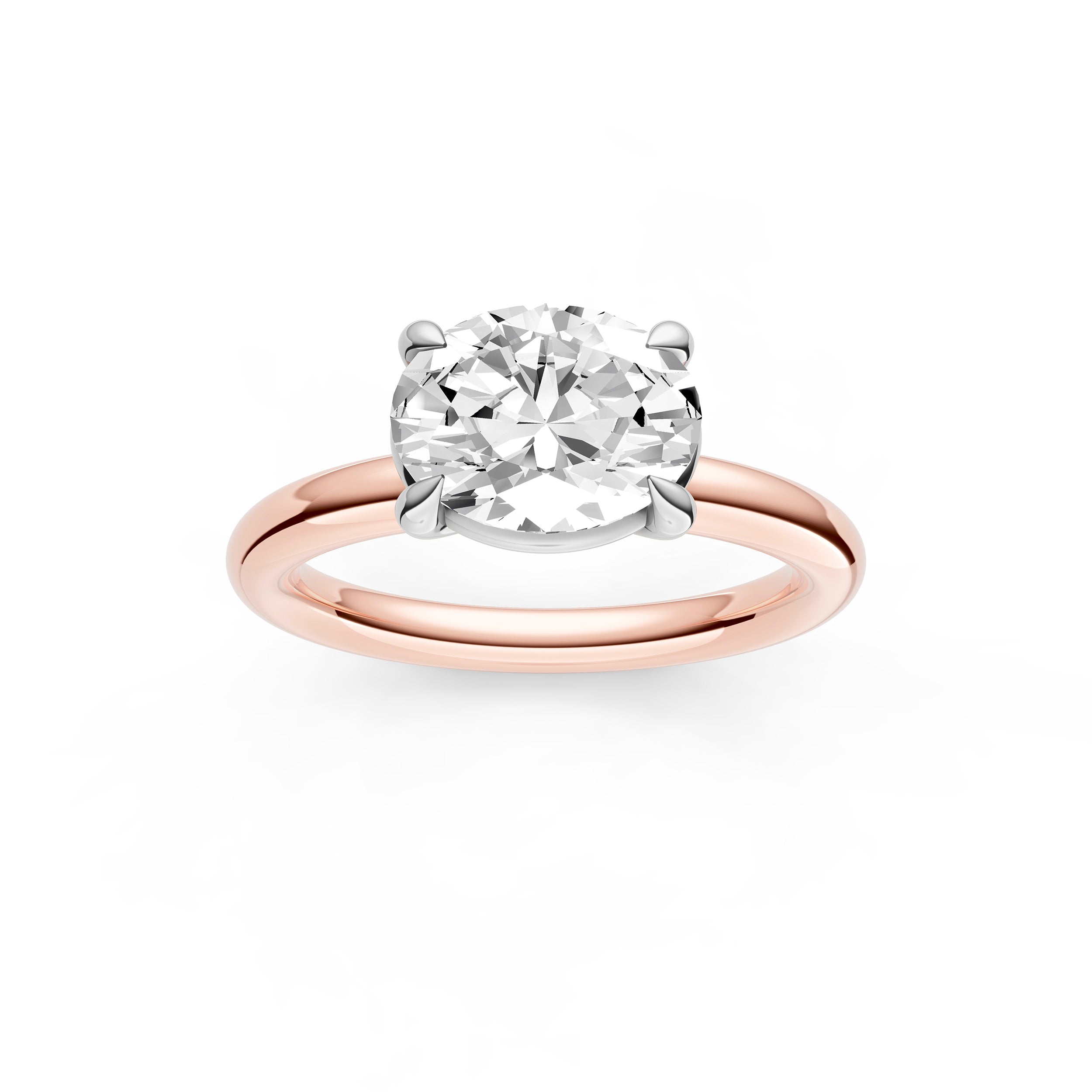 E2W Classic Semi-Mount (Oval) Birmingham Jewelry Engagement Ring Birmingham Jewelry 