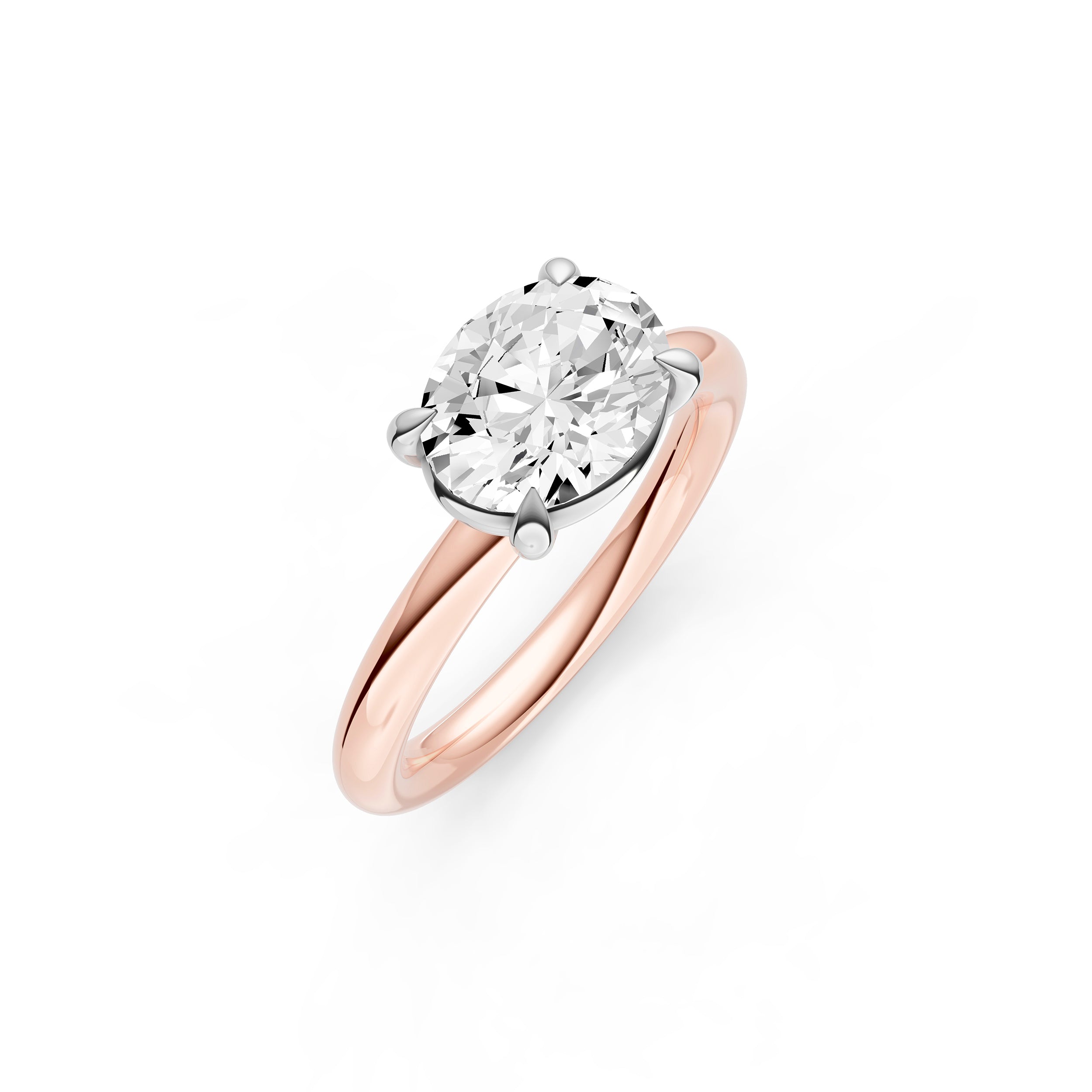 E2W Classic Semi-Mount (Oval) Birmingham Jewelry Engagement Ring Birmingham Jewelry 