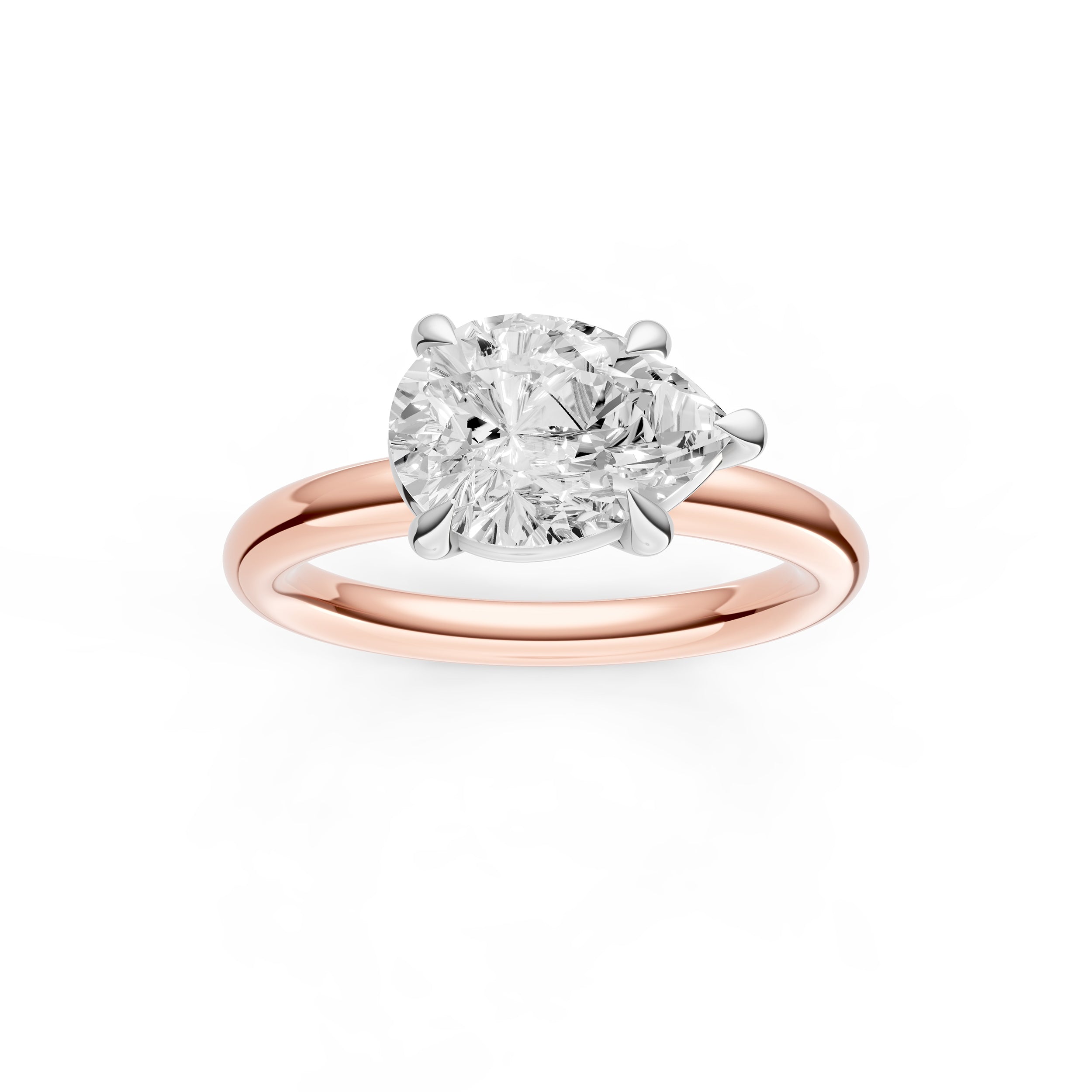 E2W Classic Engagement Ring (Pear Shape) Birmingham Jewelry Engagement Ring Birmingham Jewelry 