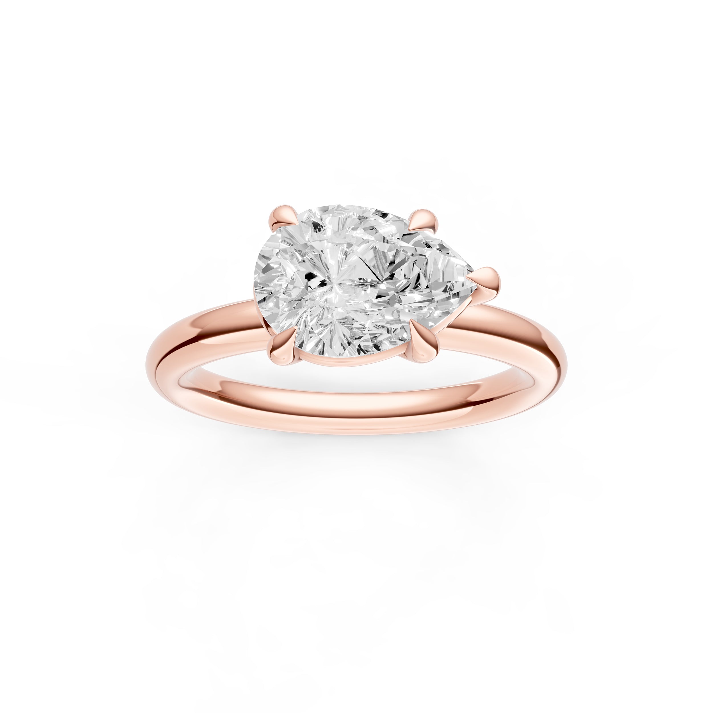 E2W Classic Engagement Ring (Pear Shape) Birmingham Jewelry Engagement Ring Birmingham Jewelry 