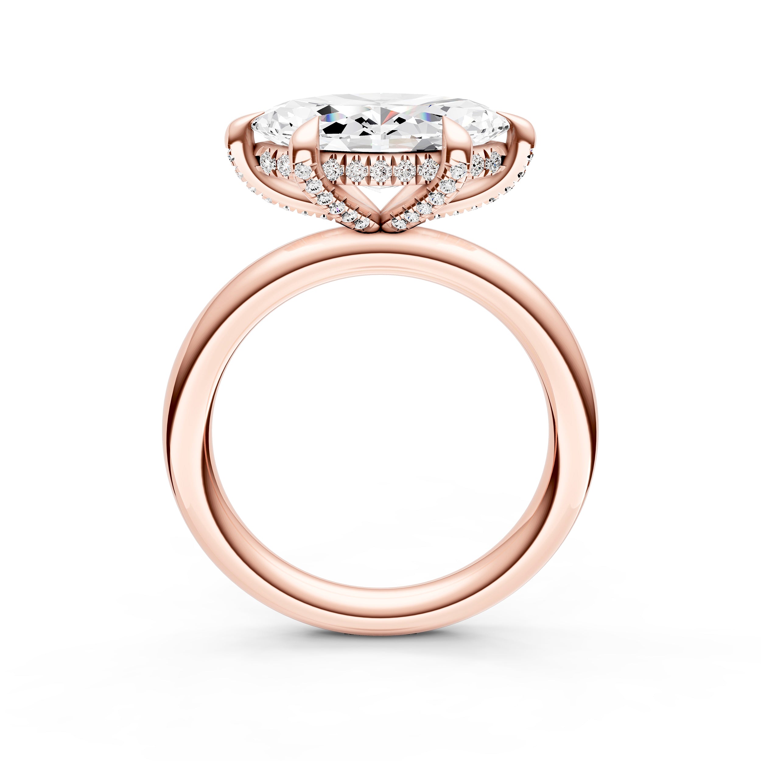 E2W Diamond Crown Engagement Ring (Marquise) Birmingham Jewelry Engagement Ring Birmingham Jewelry 