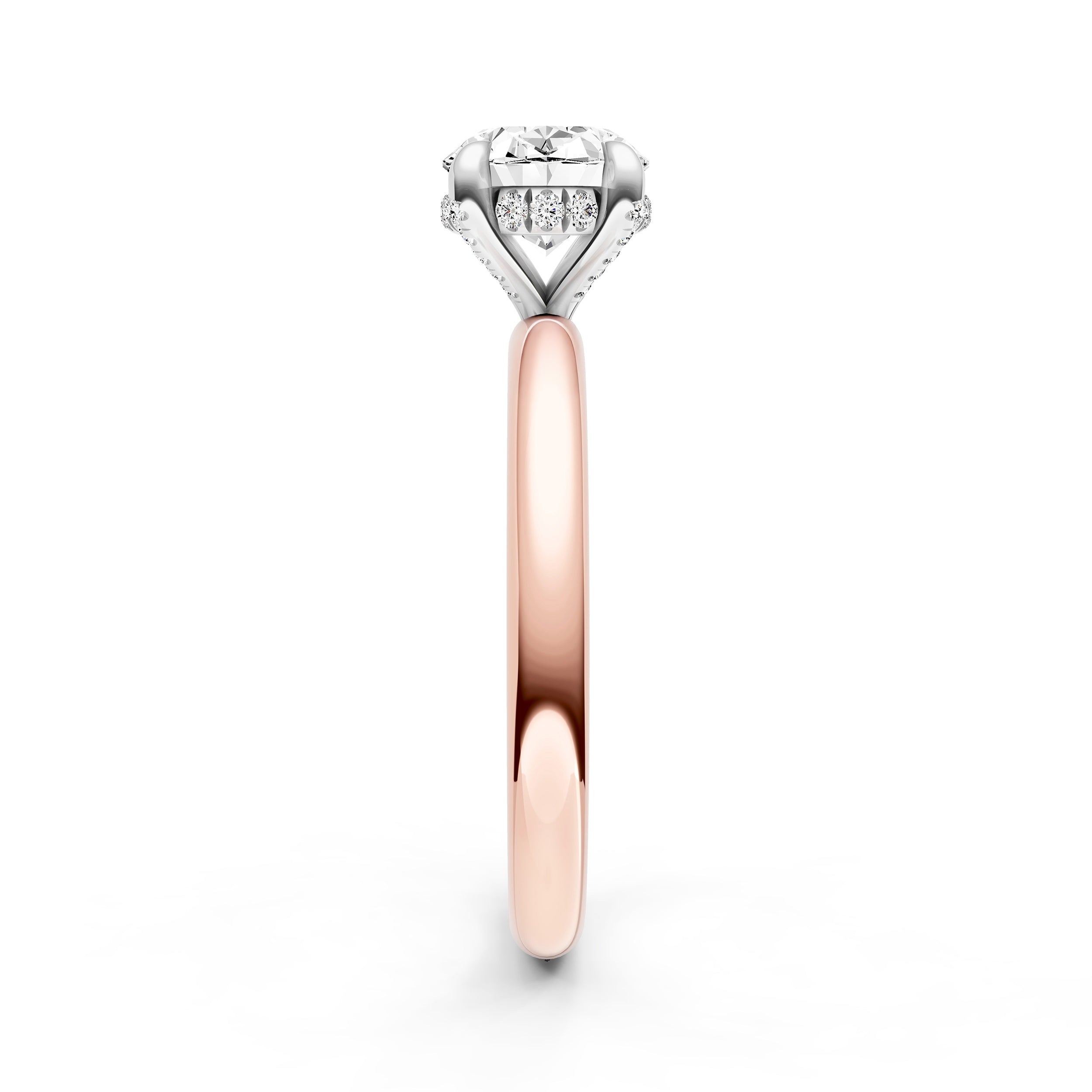 E2W Diamond Crown Engagement Ring (Oval) Birmingham Jewelry Engagement Ring Birmingham Jewelry 