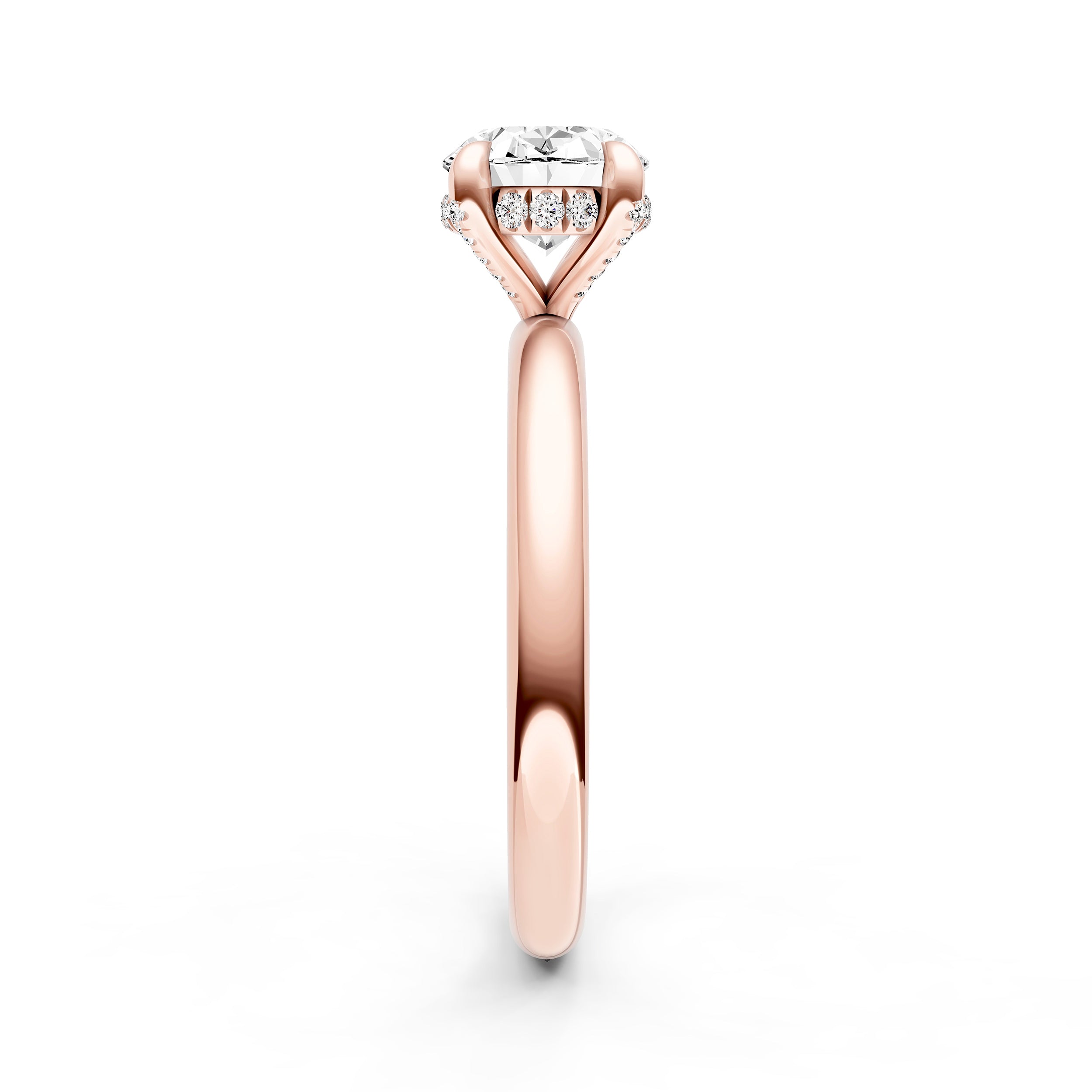 E2W Diamond Crown Engagement Ring (Oval) Birmingham Jewelry Engagement Ring Birmingham Jewelry 