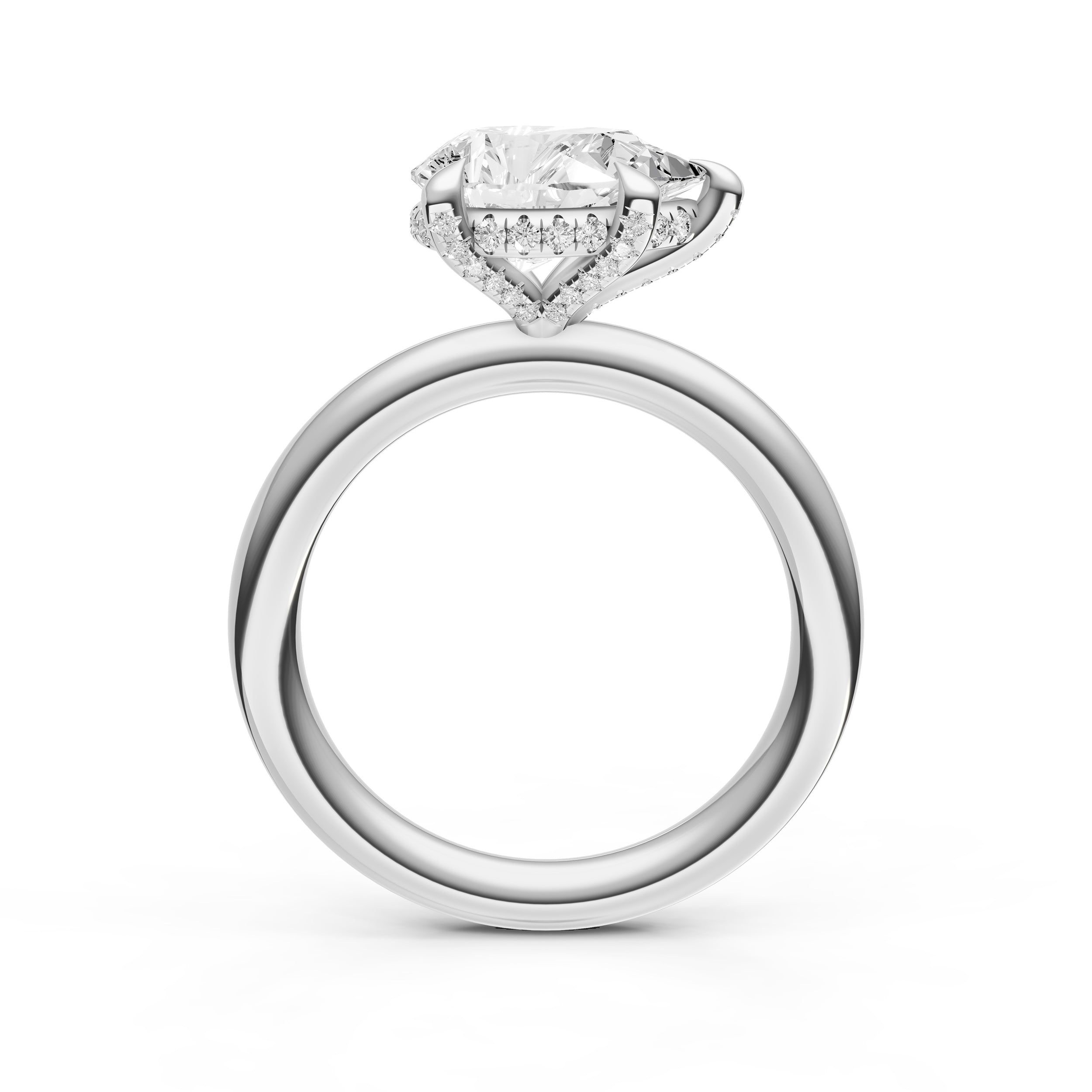 E2W Diamond Crown Engagement Ring (Marquise) Birmingham Jewelry Engagement Ring Birmingham Jewelry 