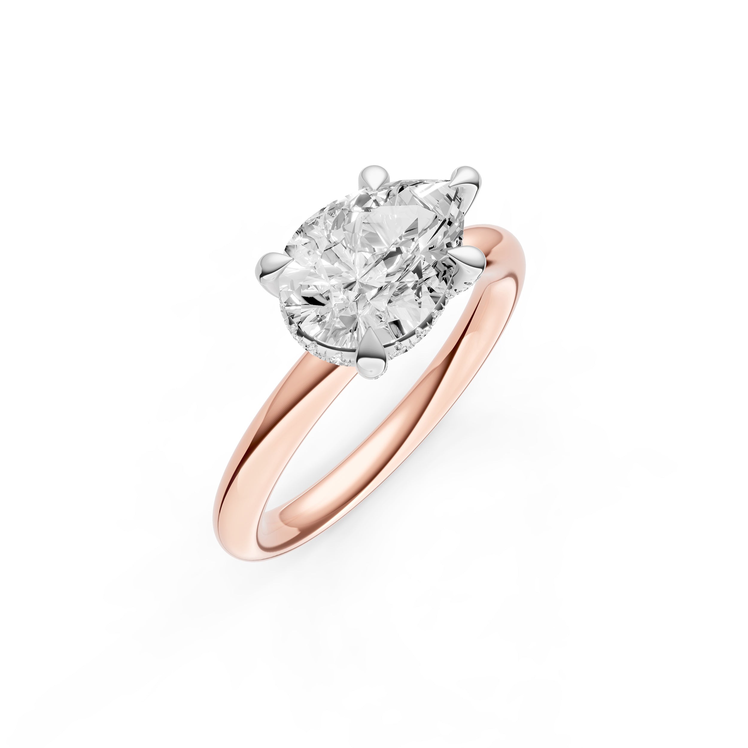 E2W Diamond Crown Engagement Ring (Marquise) Birmingham Jewelry Engagement Ring Birmingham Jewelry 