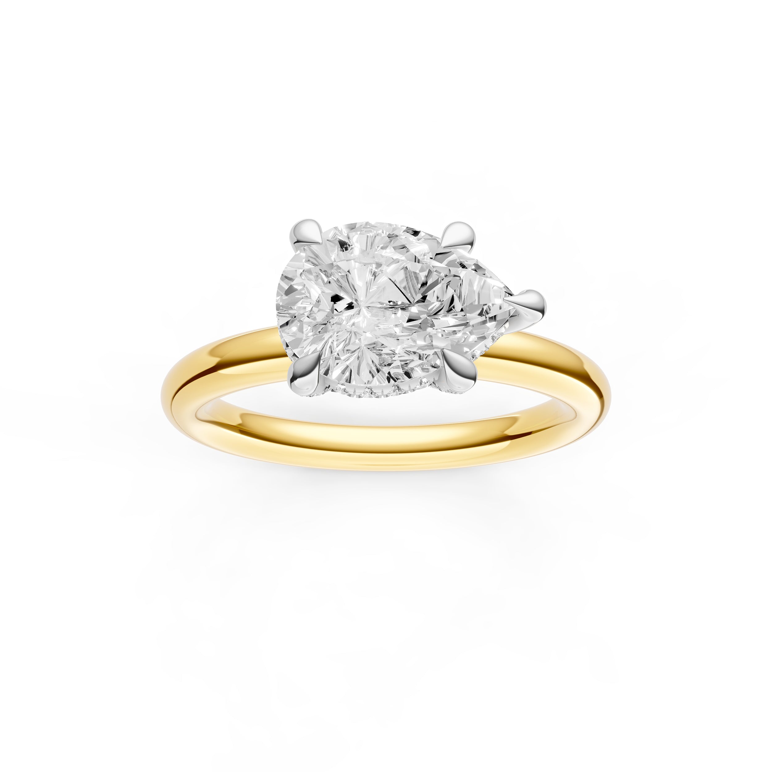 E2W Diamond Crown Engagement Ring (Marquise) Birmingham Jewelry Engagement Ring Birmingham Jewelry 