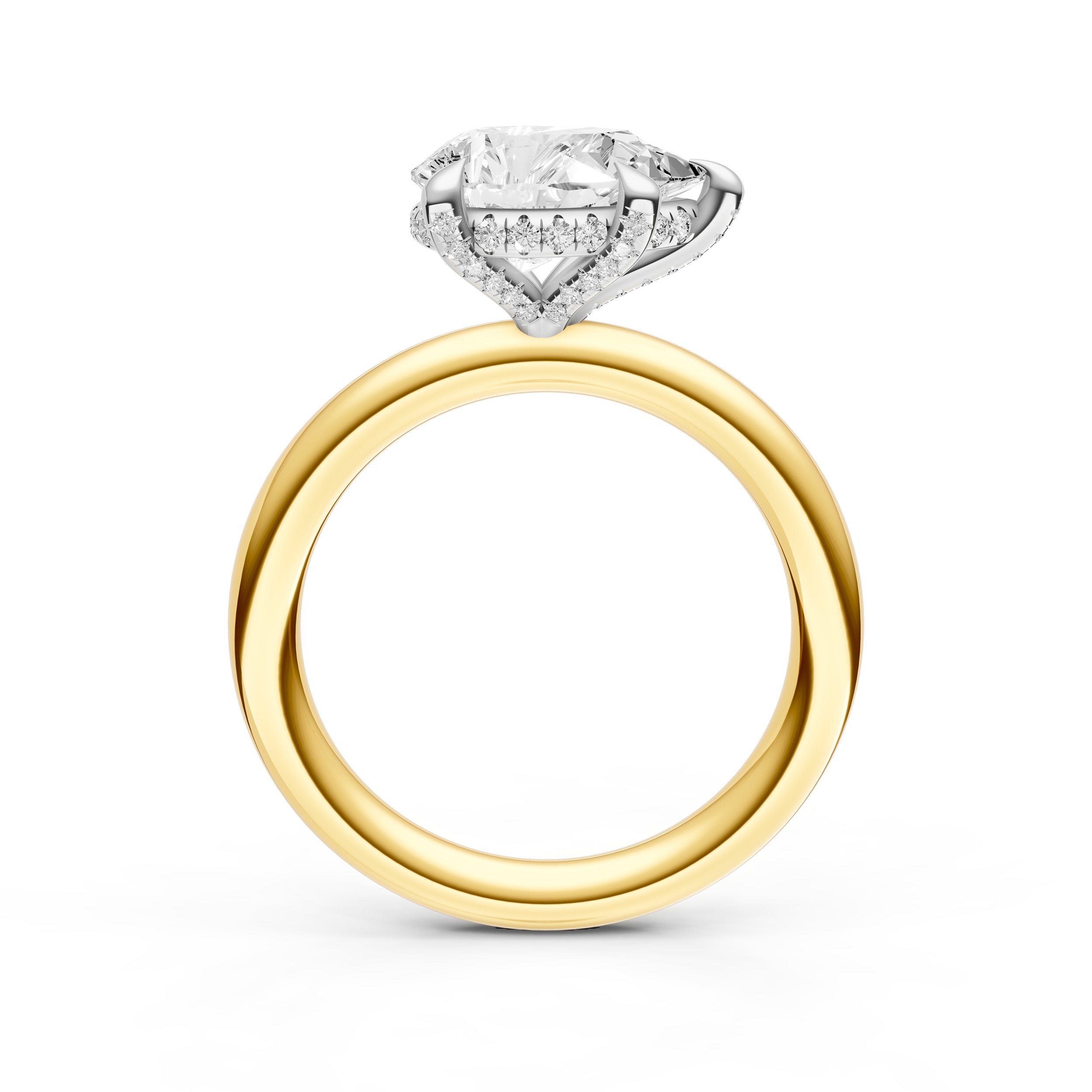 E2W Diamond Crown Engagement Ring (Marquise) Birmingham Jewelry Engagement Ring Birmingham Jewelry 