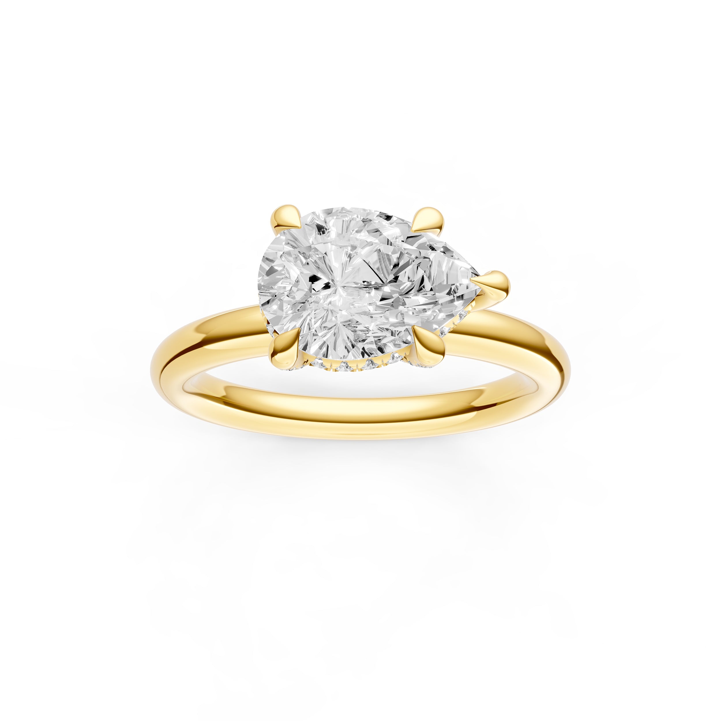 E2W Diamond Crown Engagement Ring (Marquise) Birmingham Jewelry Engagement Ring Birmingham Jewelry 