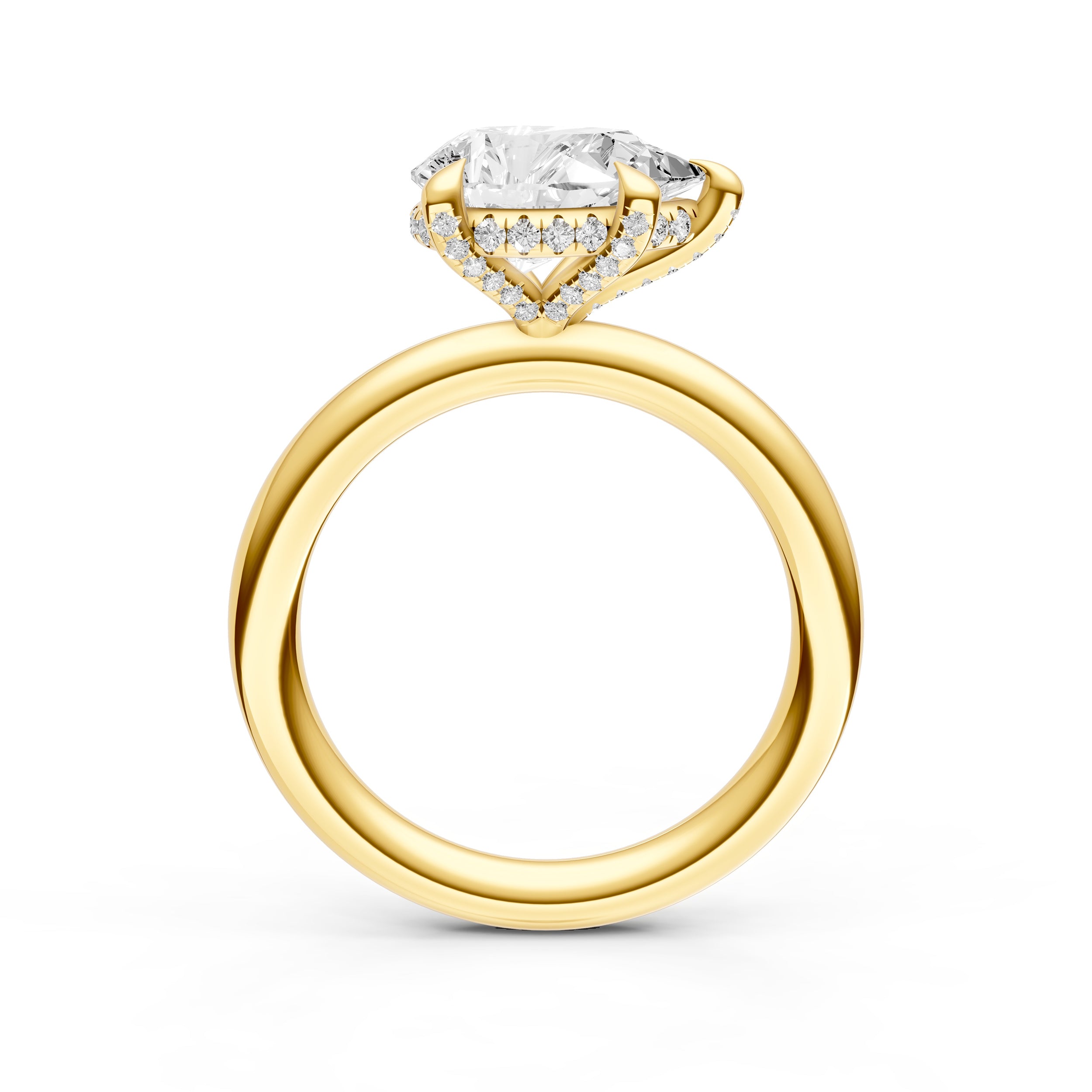 E2W Diamond Crown Engagement Ring (Marquise) Birmingham Jewelry Engagement Ring Birmingham Jewelry 