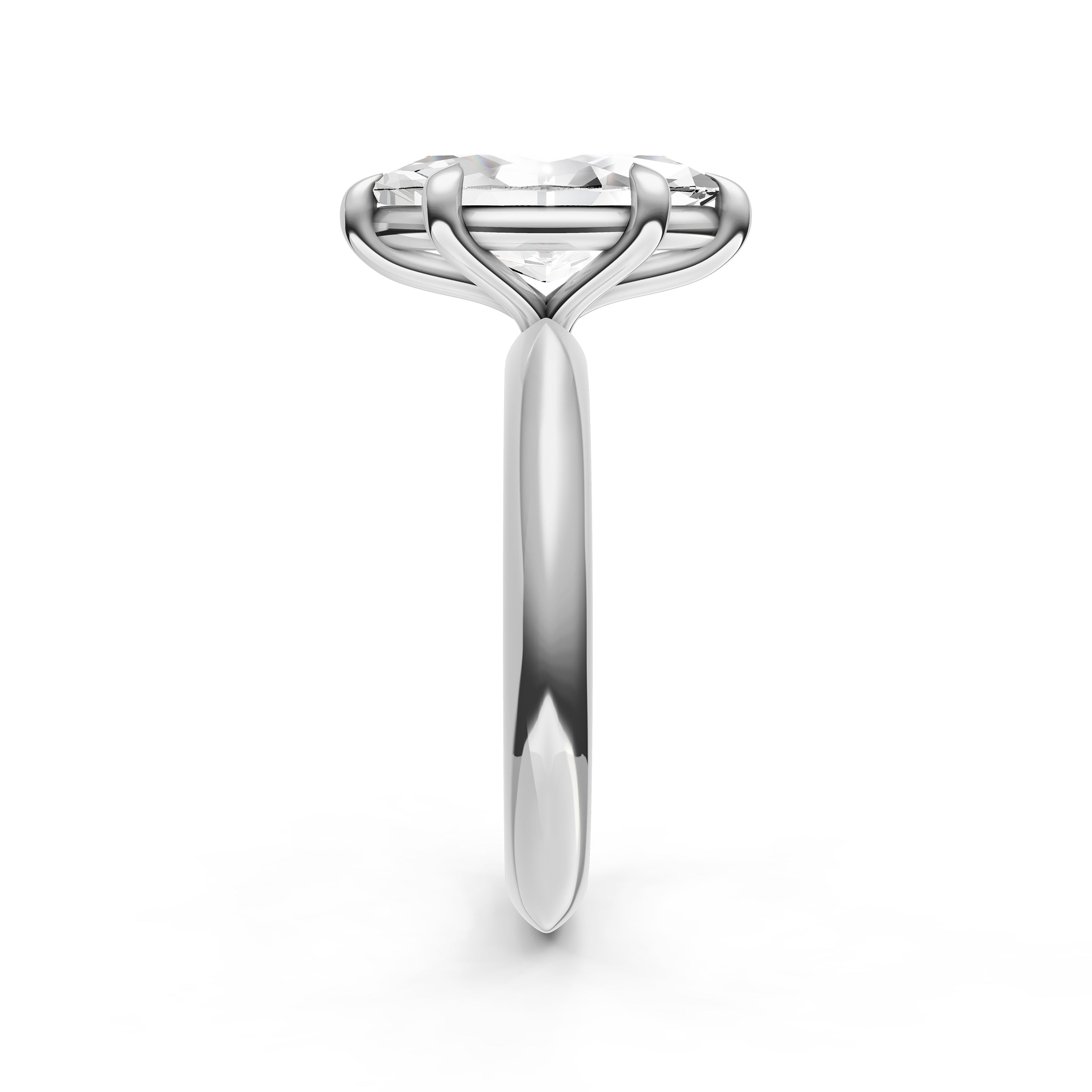 Classic Plain Knife Edge Engagement Ring (Marquise) Birmingham Jewelry Engagement Ring Birmingham Jewelry 