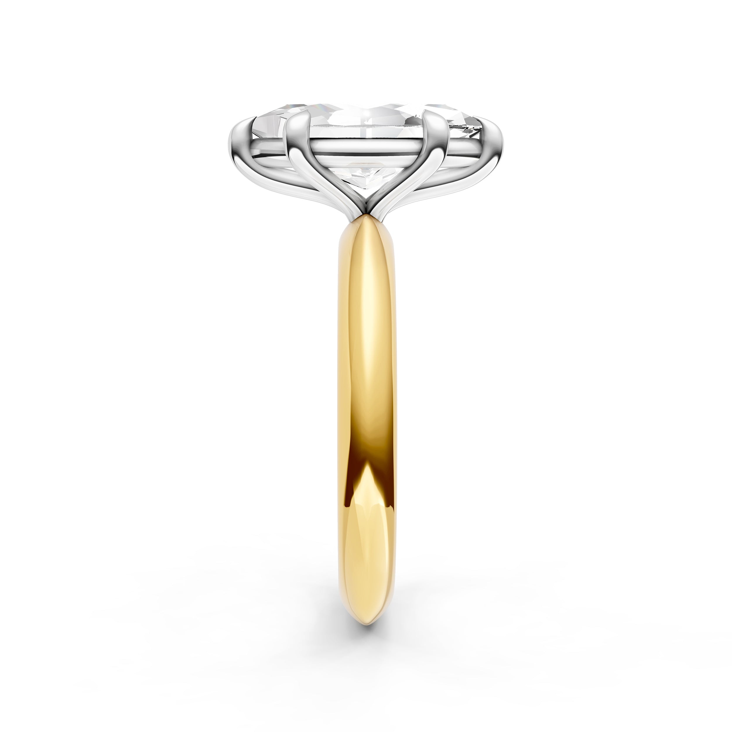 Classic Plain Knife Edge Engagement Ring (Marquise) Birmingham Jewelry Engagement Ring Birmingham Jewelry 