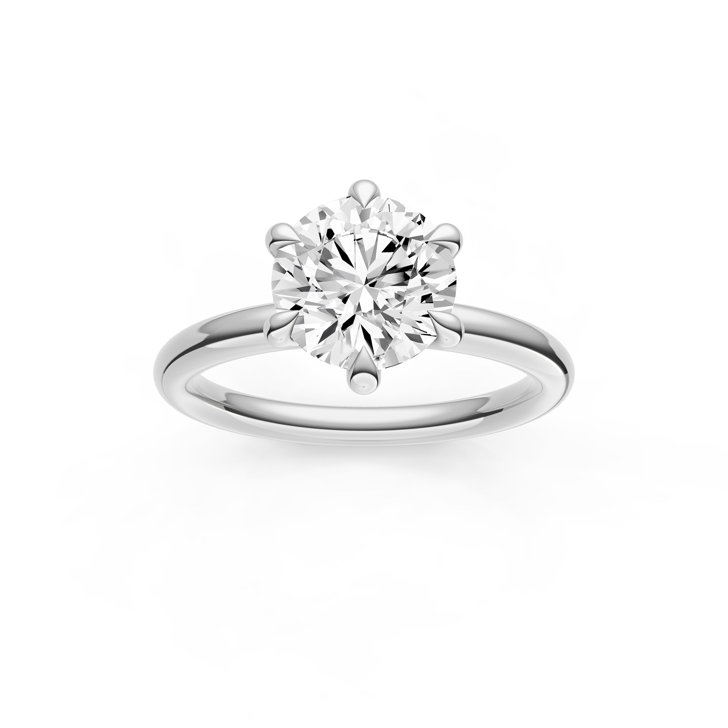 Classic 6-Prong Engagement Ring (Round) Birmingham Jewelry Engagement Ring Birmingham Jewelry 