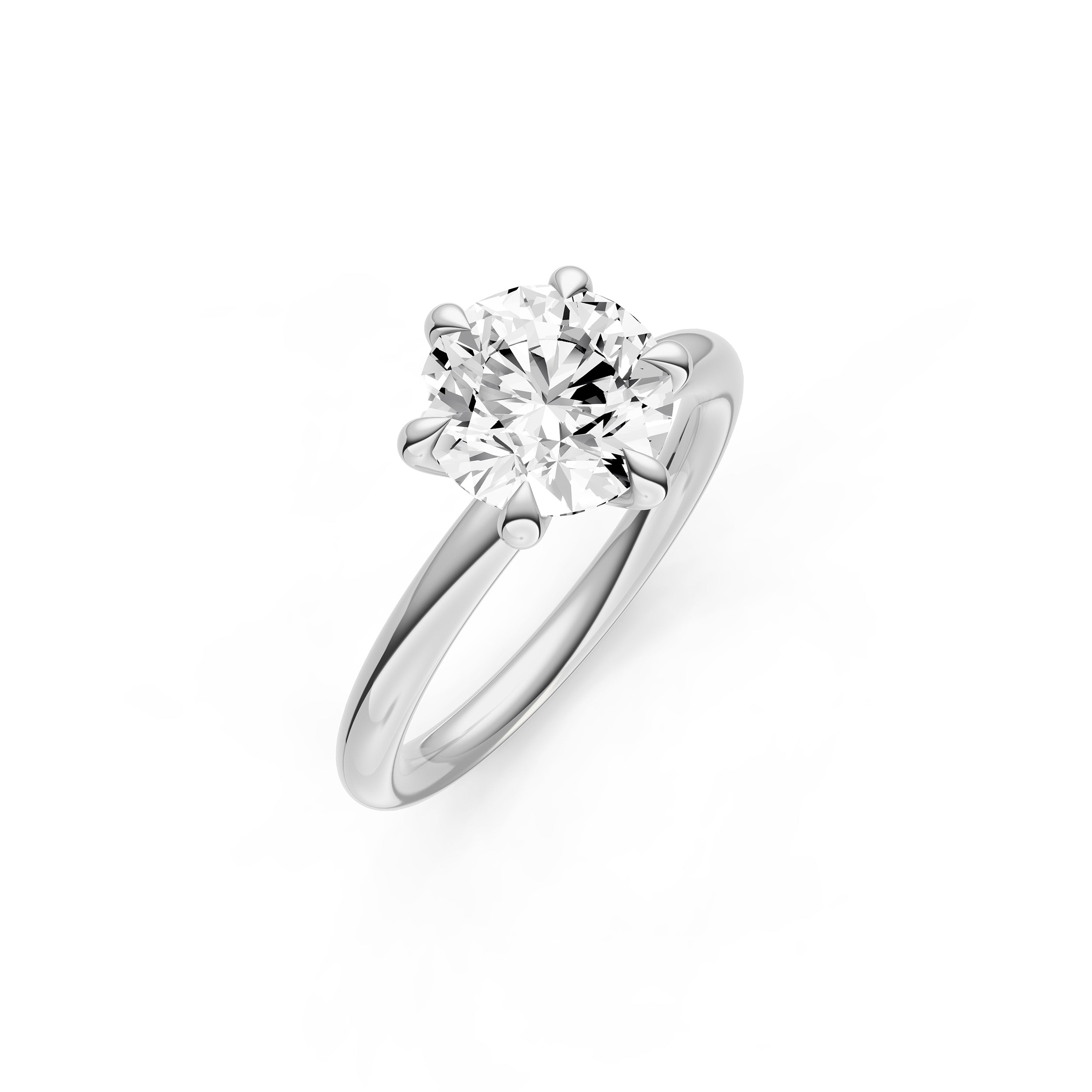 Classic 6-Prong Engagement Ring (Round) Birmingham Jewelry Engagement Ring Birmingham Jewelry 