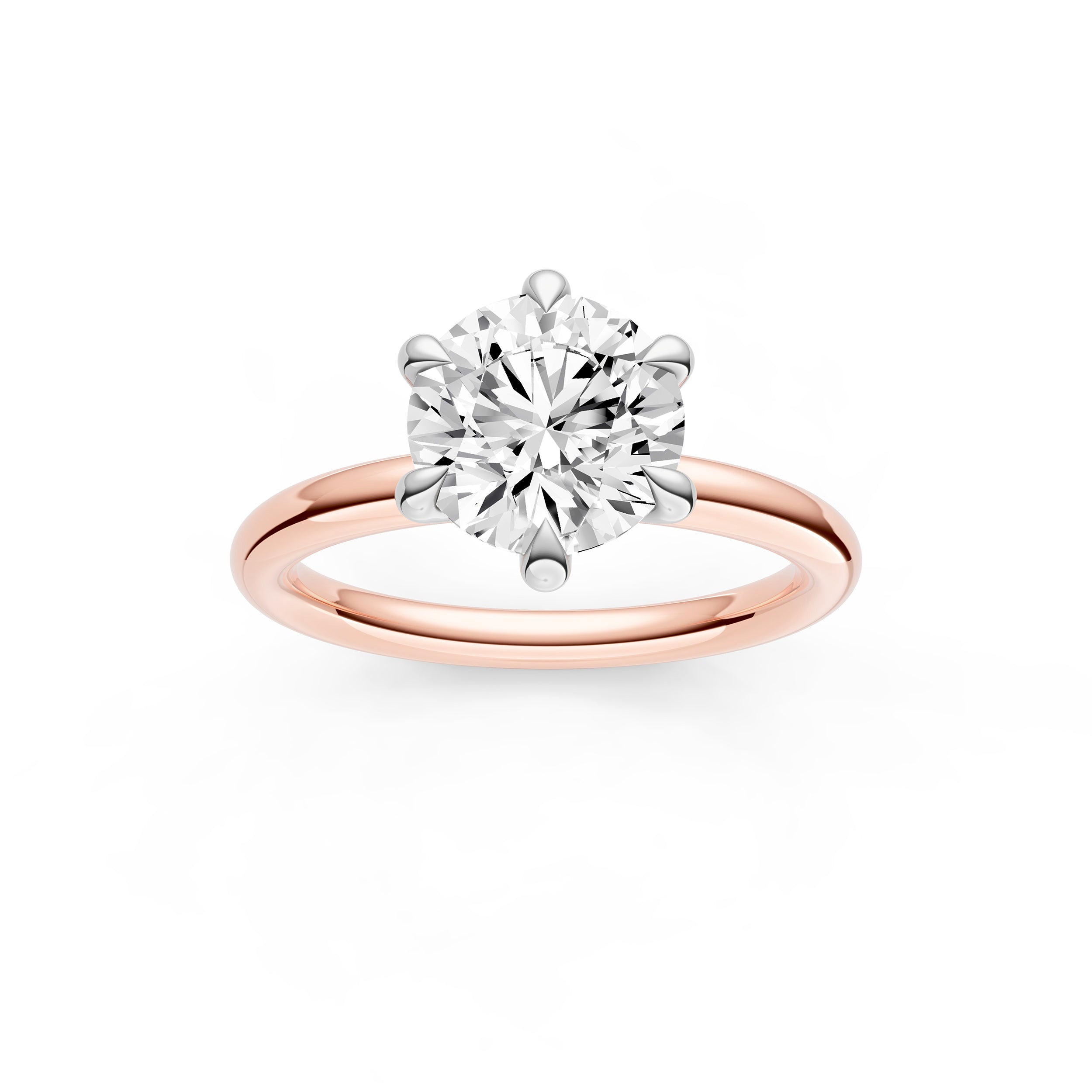 Classic 6-Prong Engagement Ring (Round) Birmingham Jewelry Engagement Ring Birmingham Jewelry 